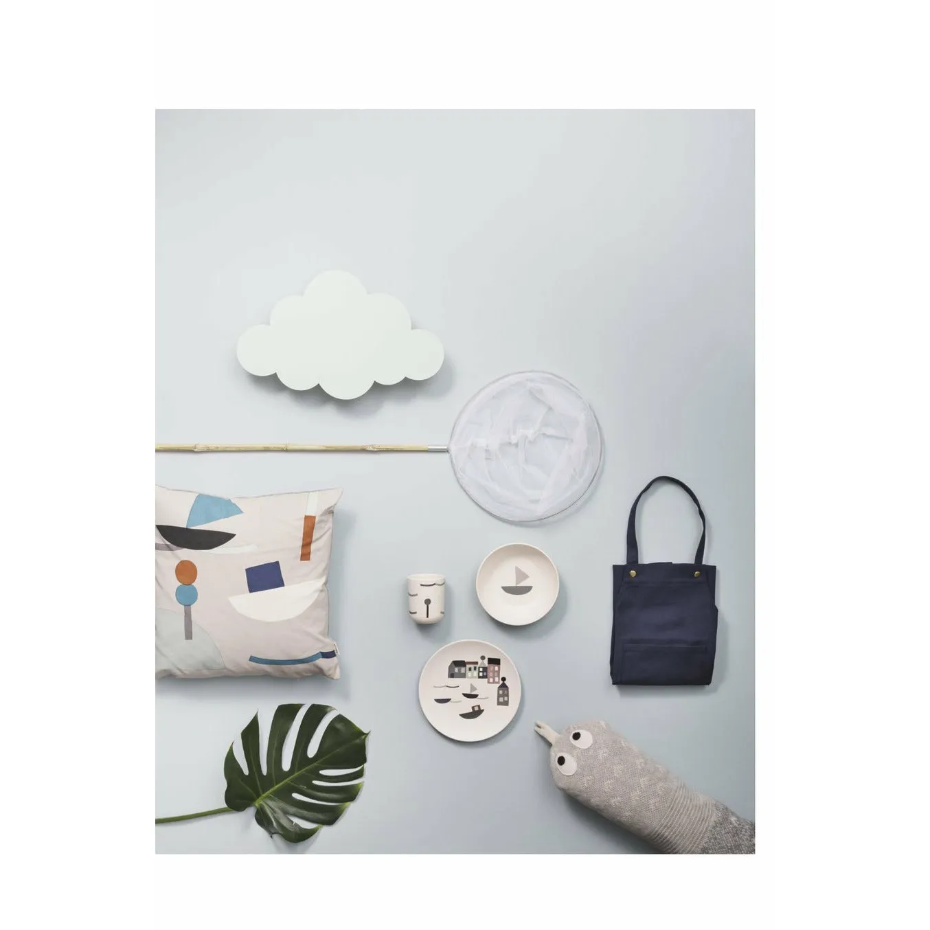Ferm Living Lamp Cloud, Smoked Oak