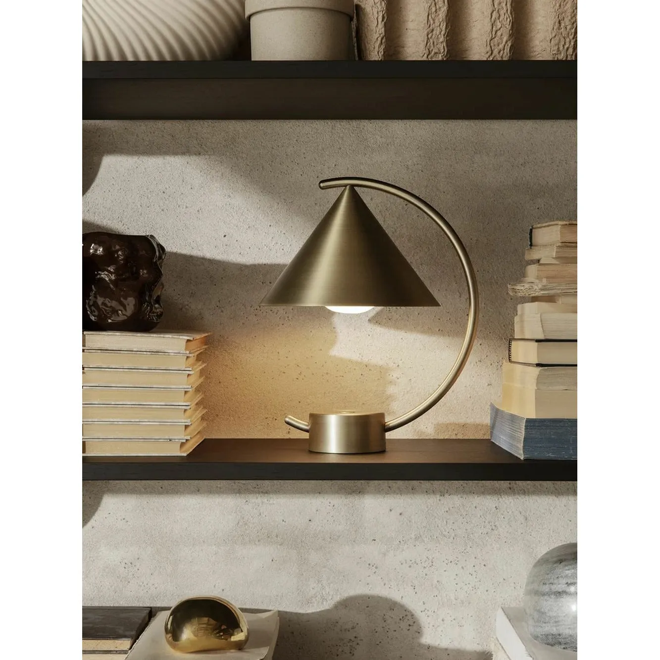 Ferm Living Meridian Lamp, Brass