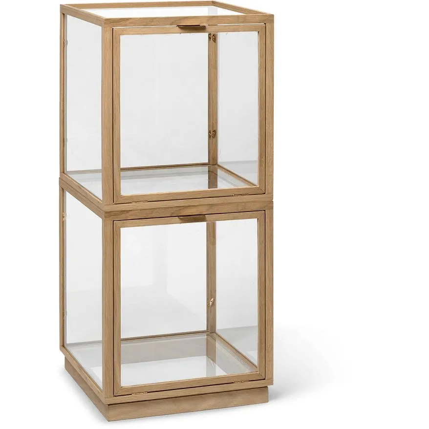 Ferm Living Mira Glass Case, Oak
