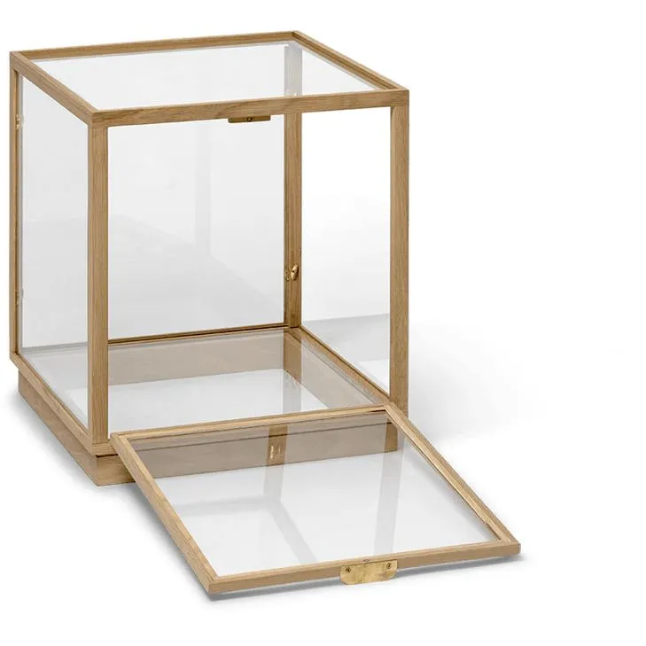 Ferm Living Mira Glass Case, Oak