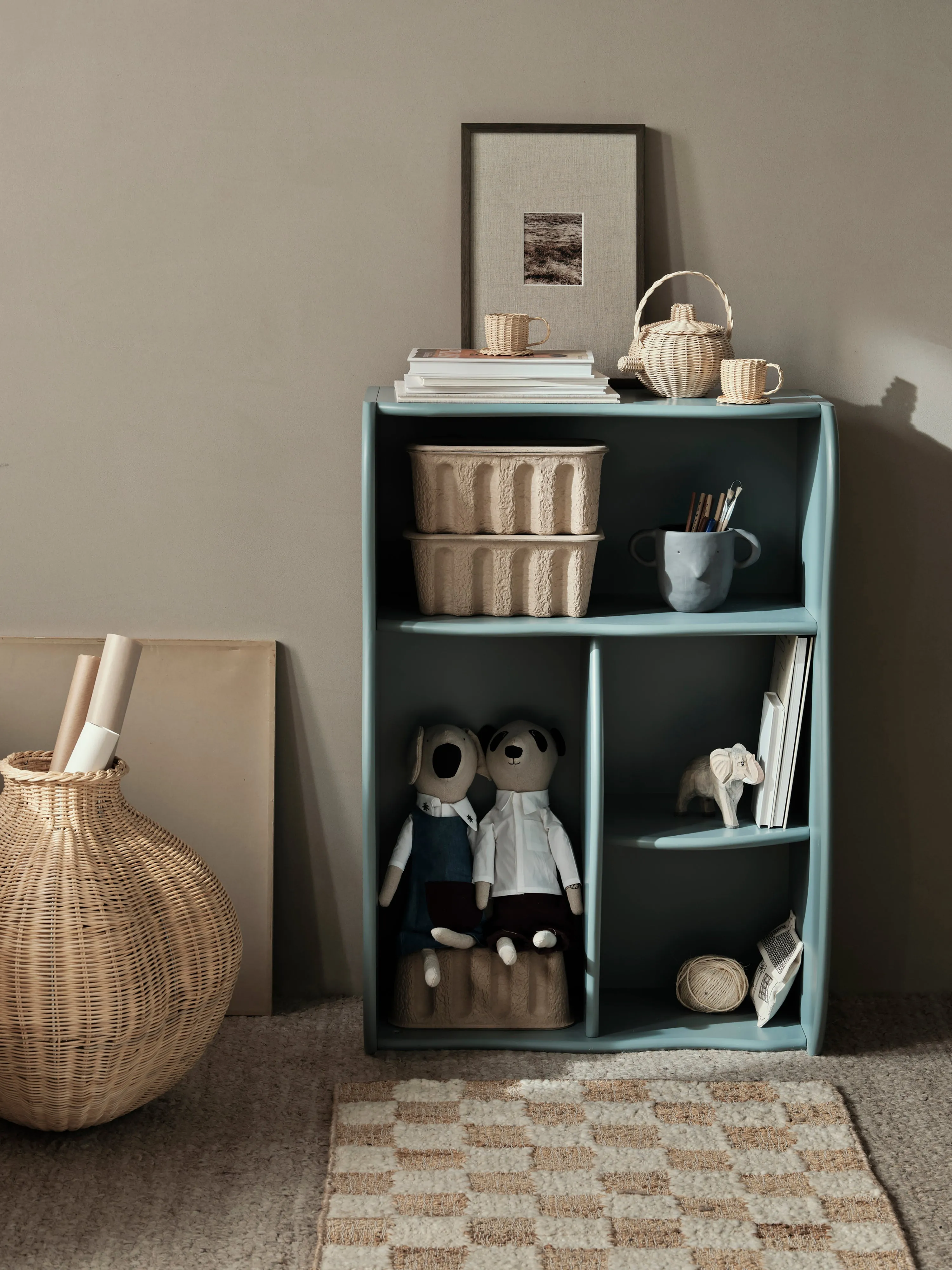 Ferm Living Slope Bookcase Storm