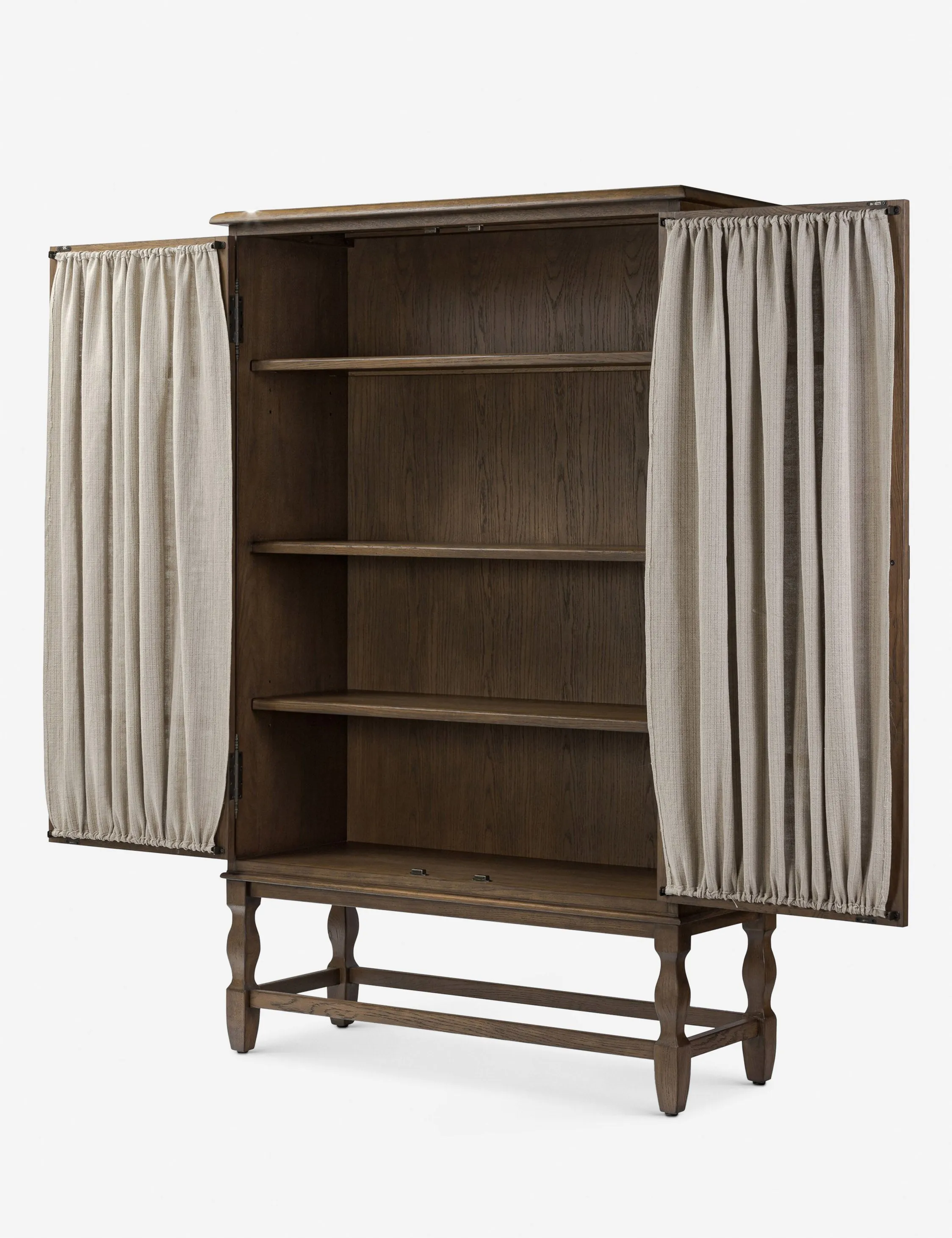 Finley Curio Cabinet by Amber Lewis x Four Hands Lulu and Georgia