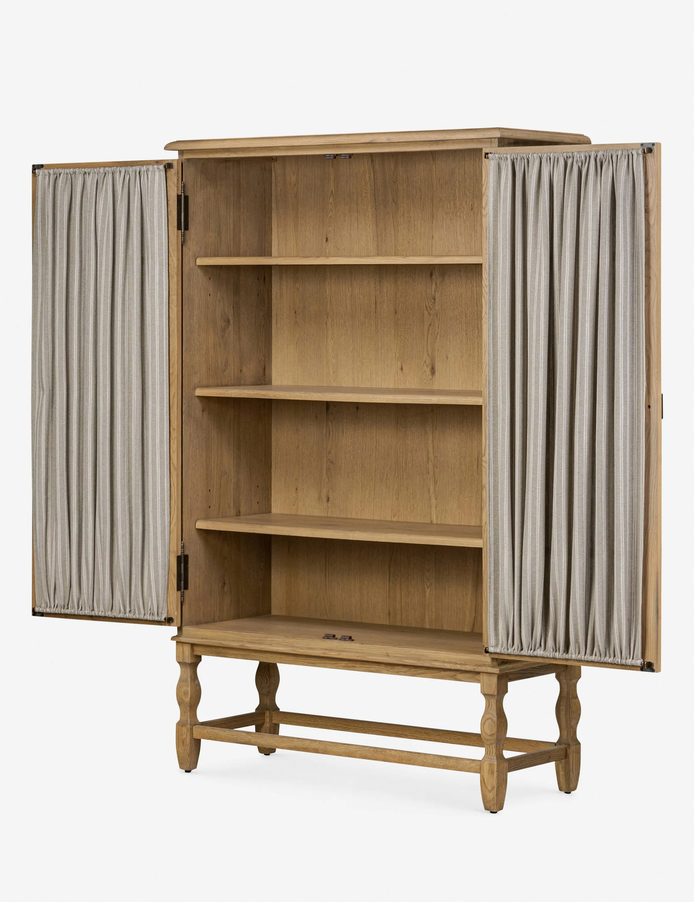 Finley Curio Cabinet by Amber Lewis x Four Hands Lulu and Georgia