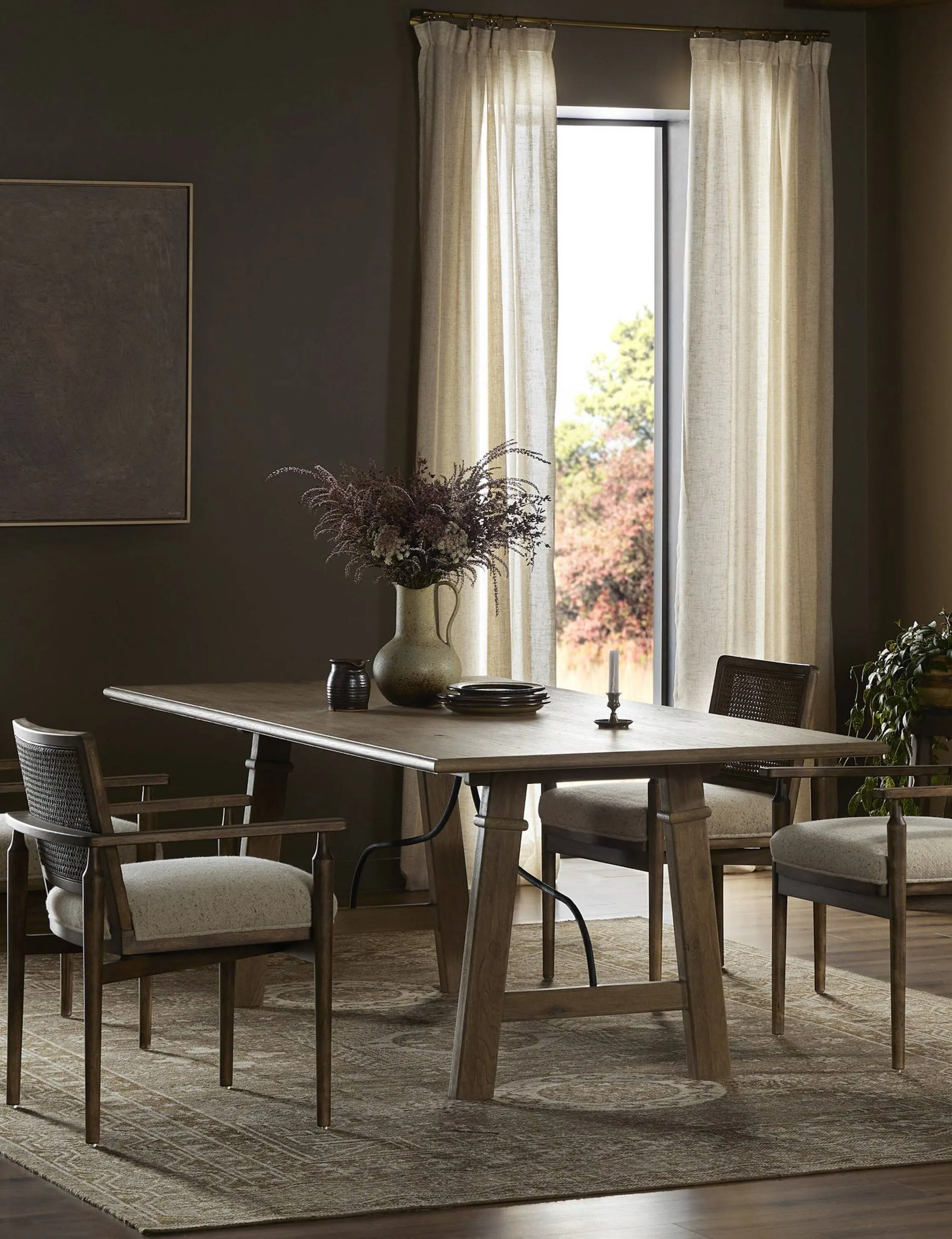 Fritz Dining Table by Amber Lewis x Four Hands Lulu and Georgia