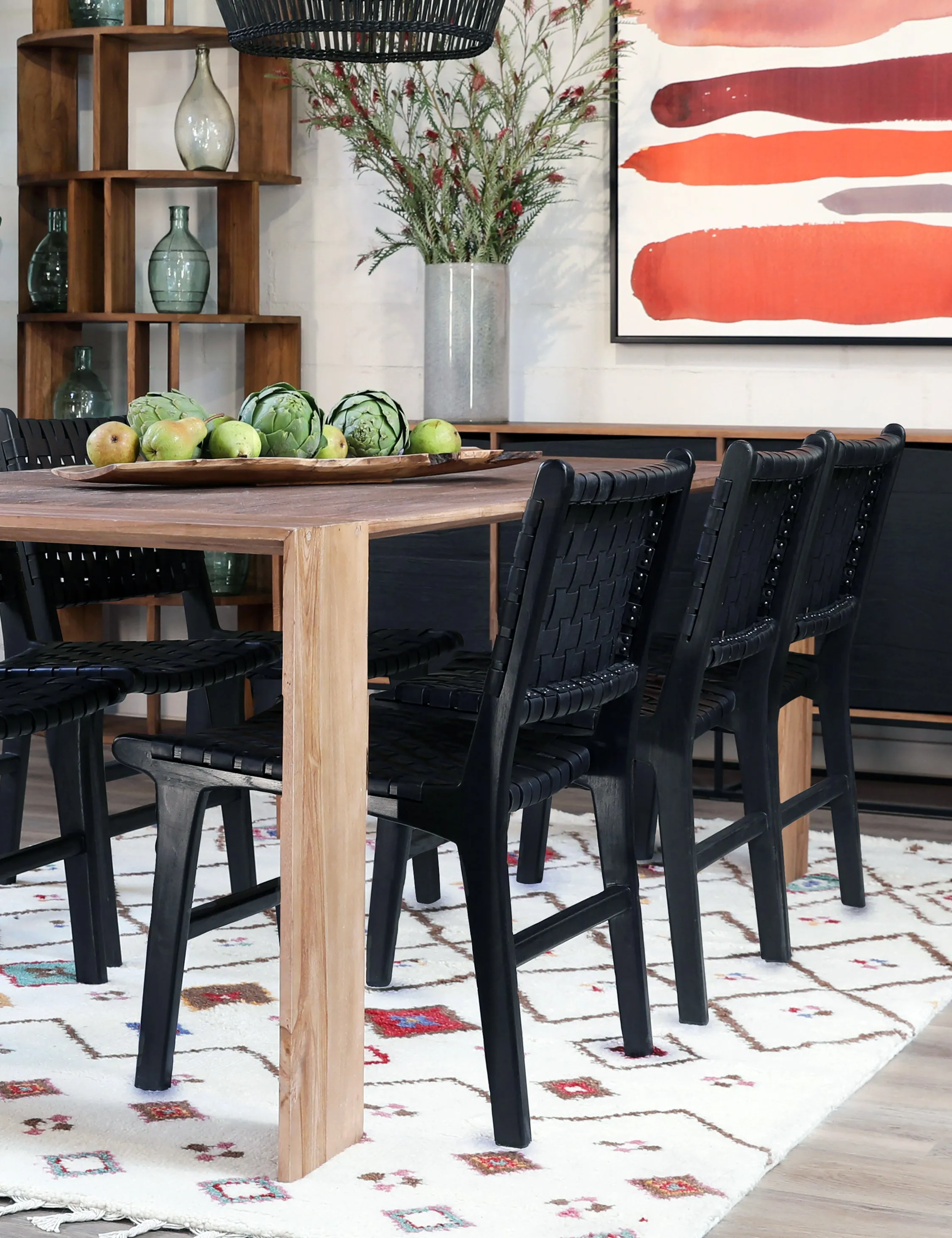 Gallagher Leather Dining Chair Lulu and Georgia