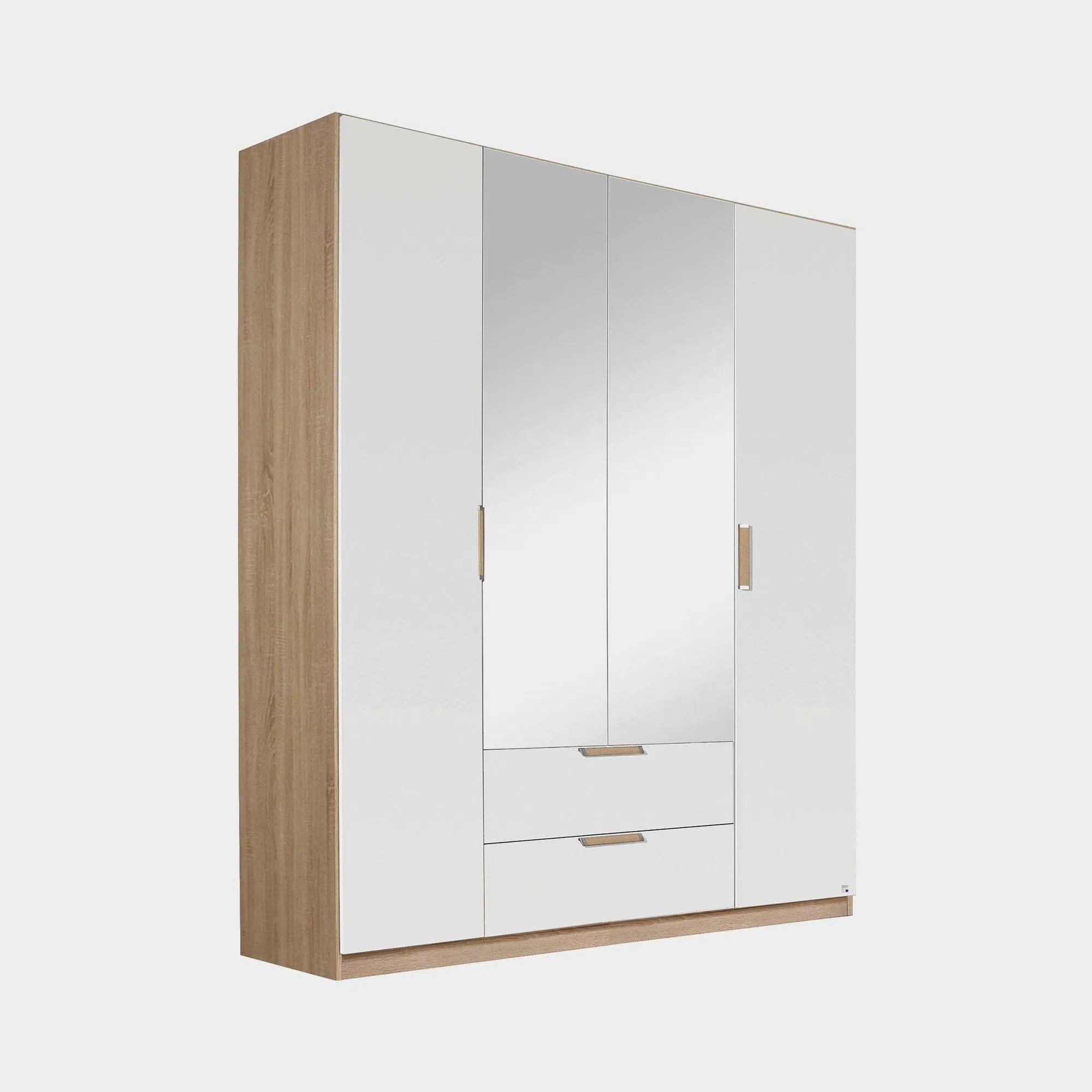Gamma - Mirrored Combi Wardrobe