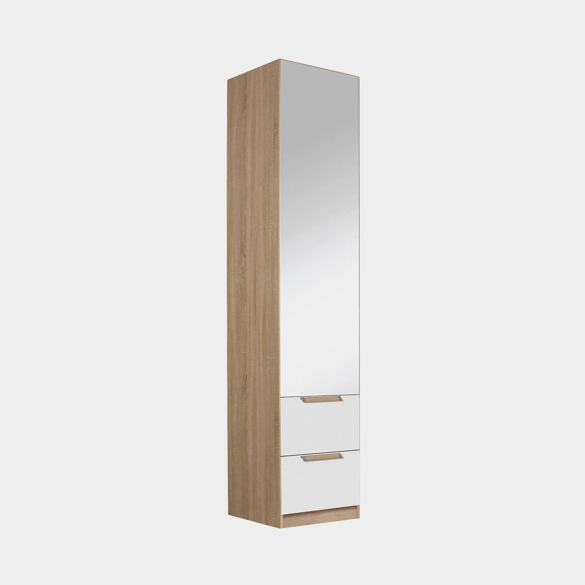Gamma - Mirrored Combi Wardrobe