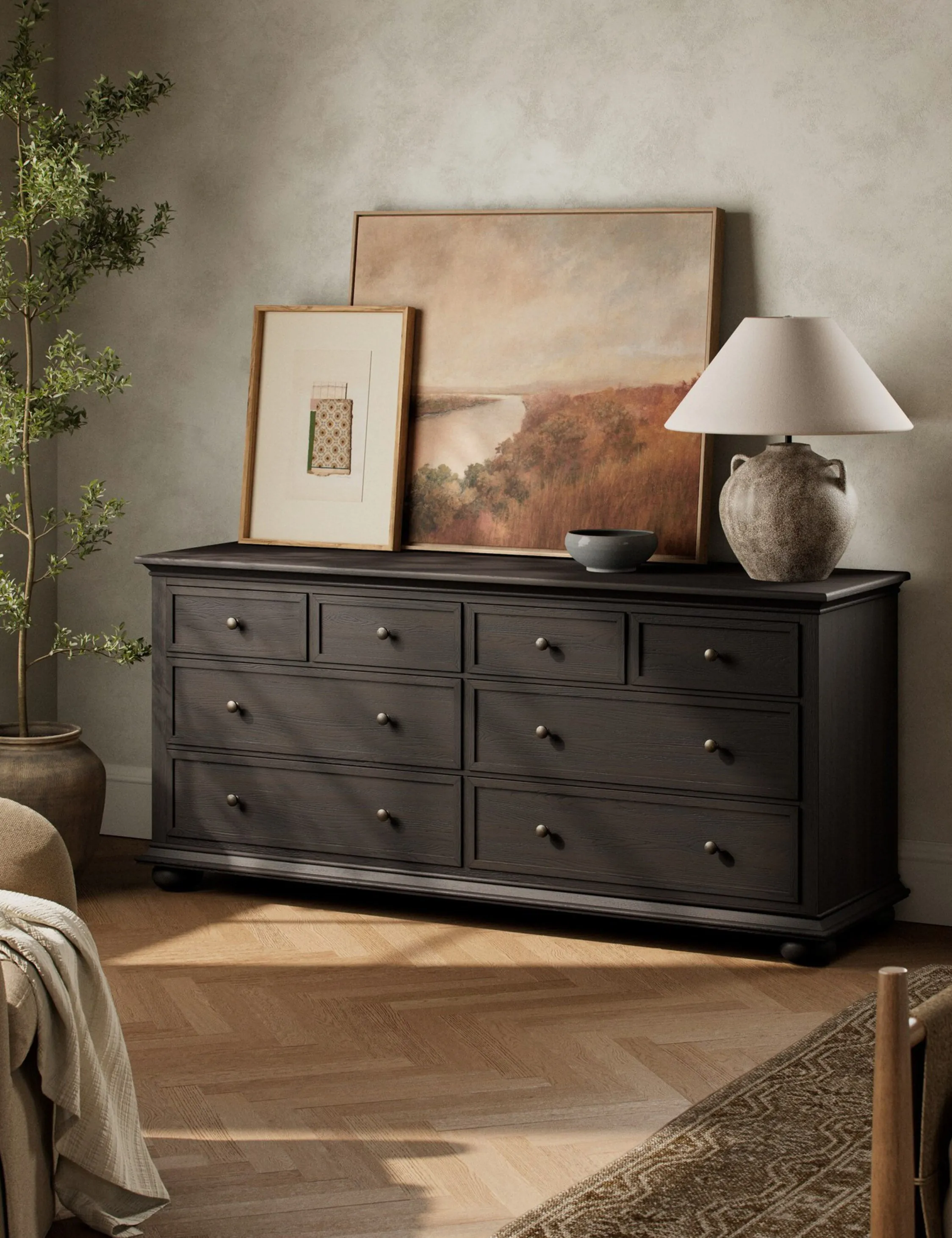 Geoffrey Wide Dresser by Amber Lewis x Four Hands Lulu and Georgia