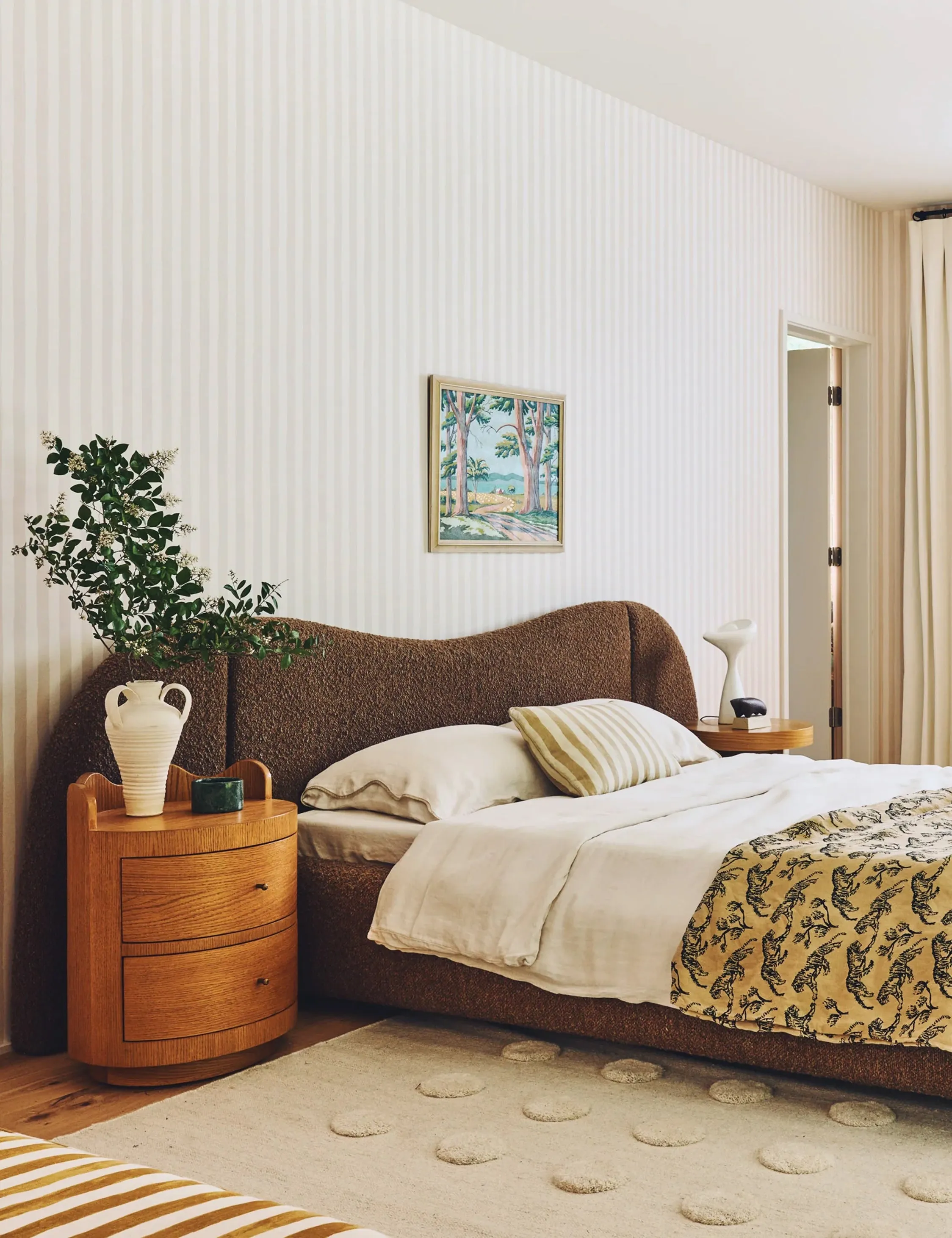 Gladys Extended Headboard Platform Bed by Sarah Sherman Samuel Lulu and Georgia
