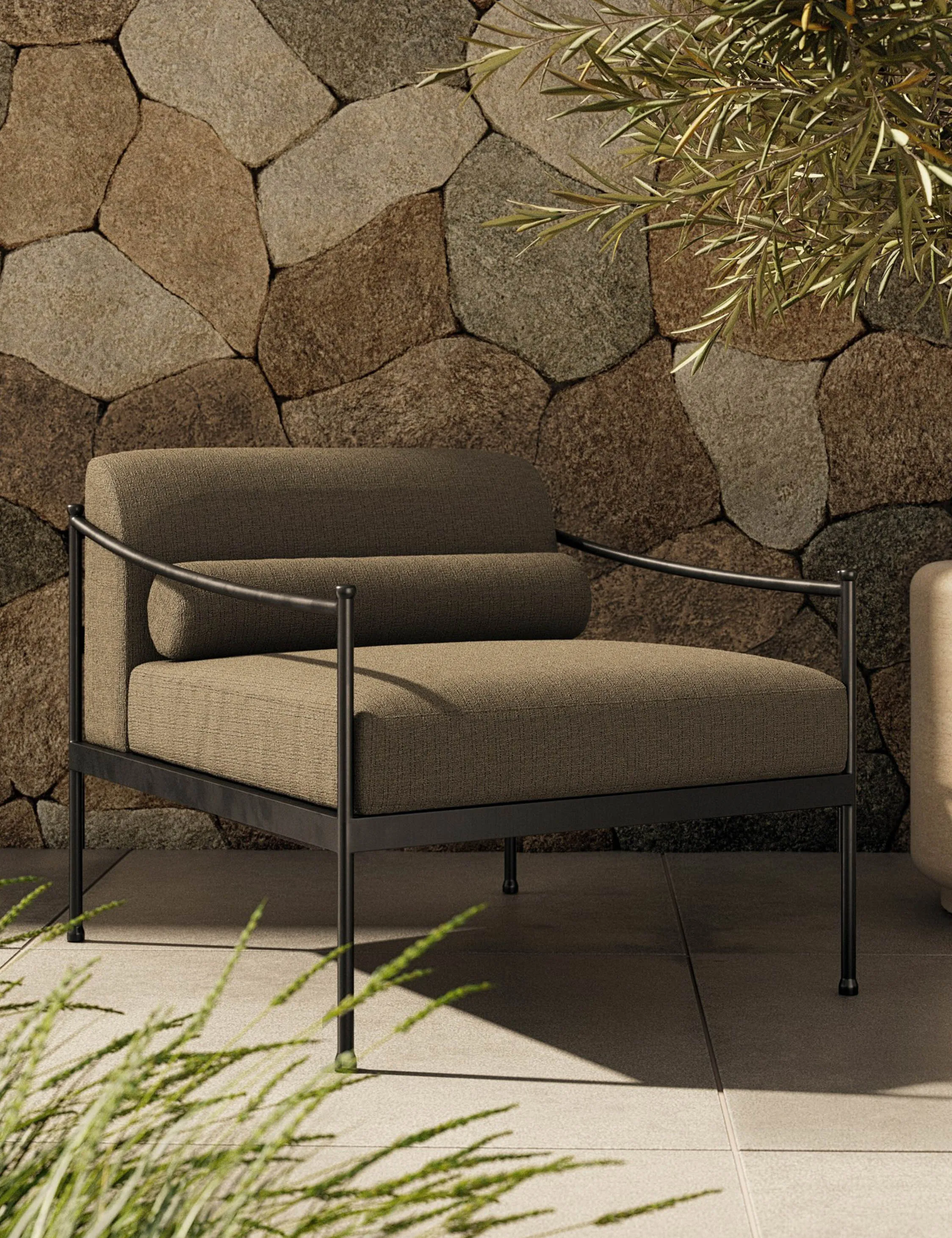 Granger Indoor / Outdoor Accent Chair by Amber Lewis x Four Hands Lulu and Georgia