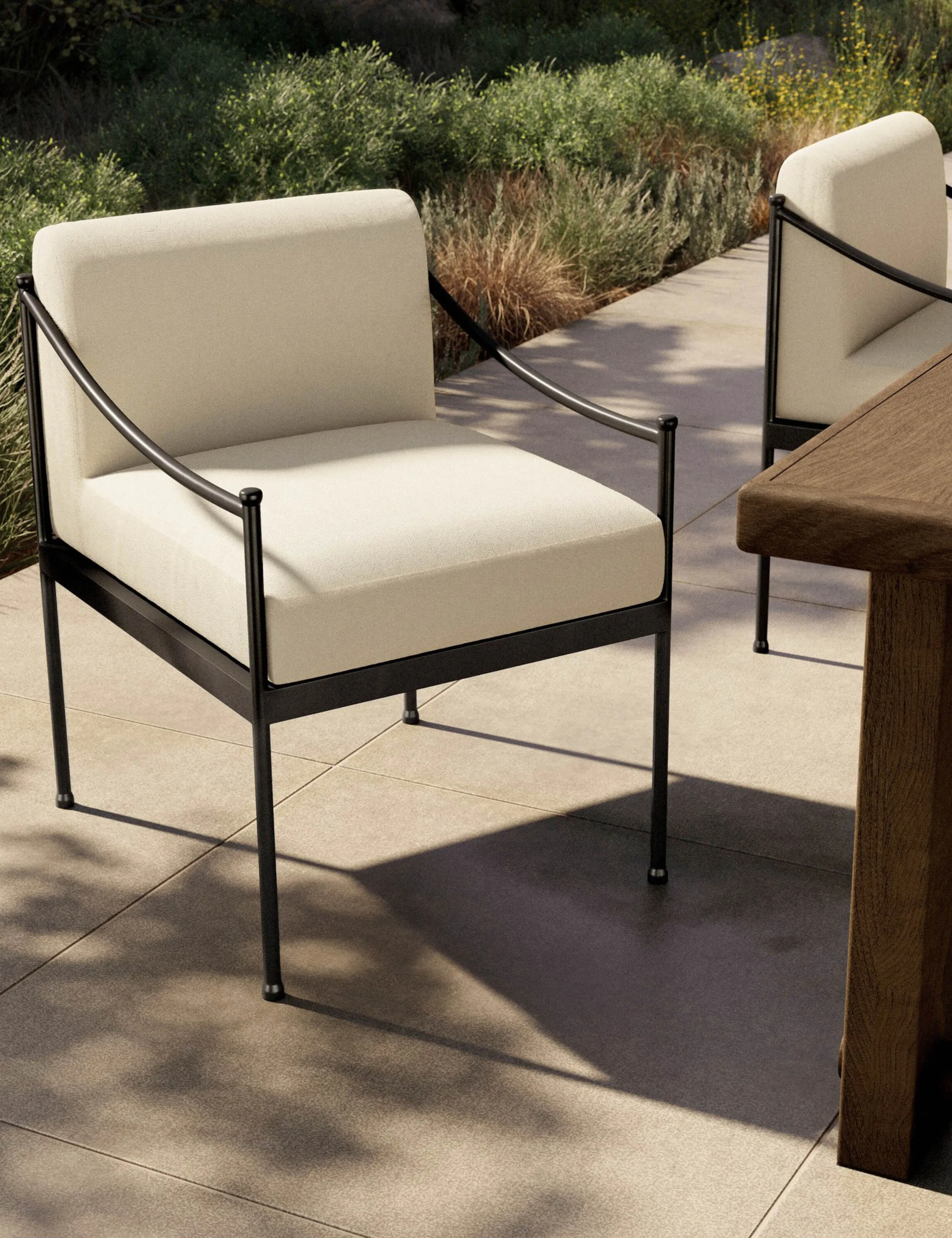 Granger Indoor / Outdoor Dining Chair by Amber Lewis x Four Hands Lulu and Georgia