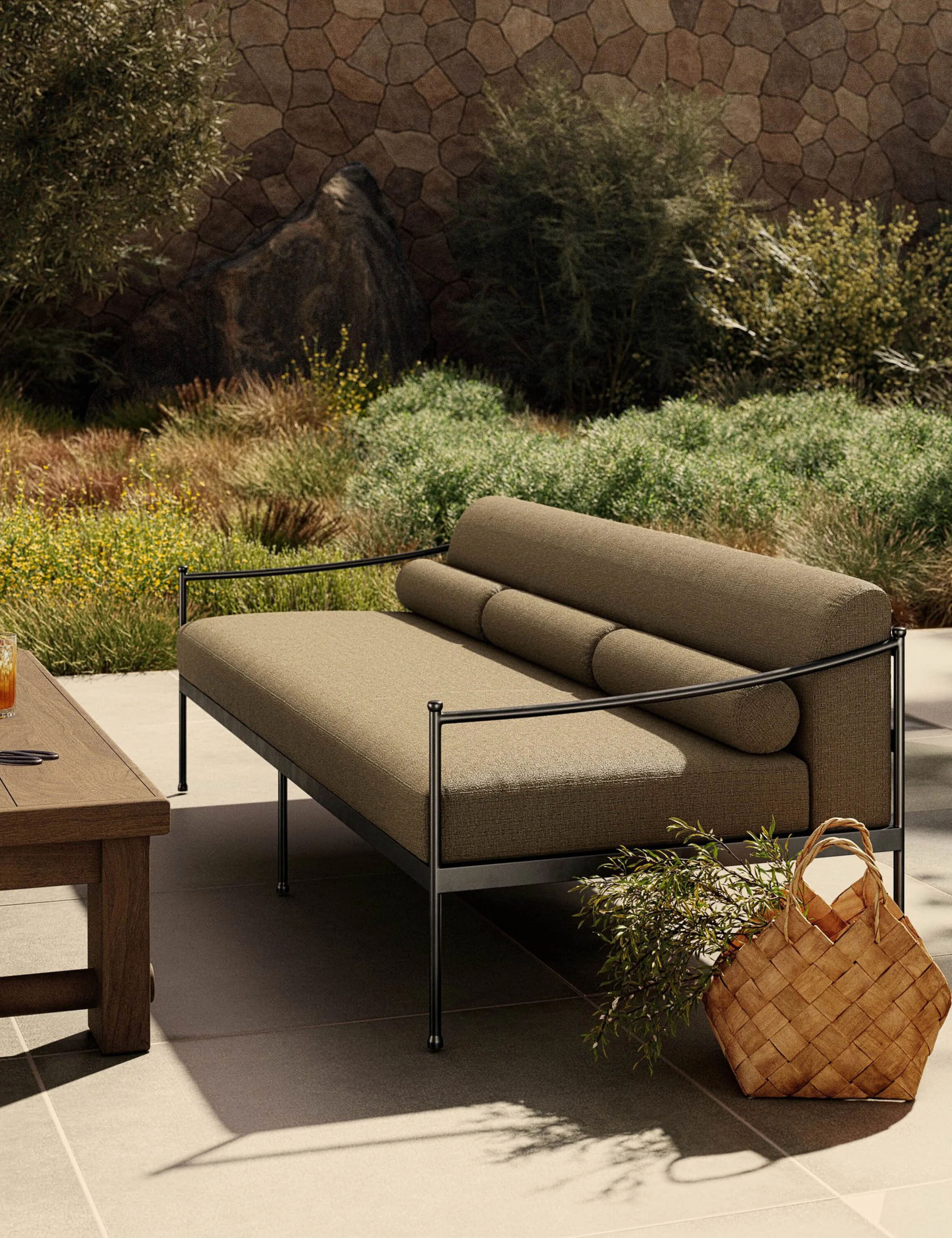 Granger Indoor / Outdoor Sofa by Amber Lewis x Four Hands Lulu and Georgia