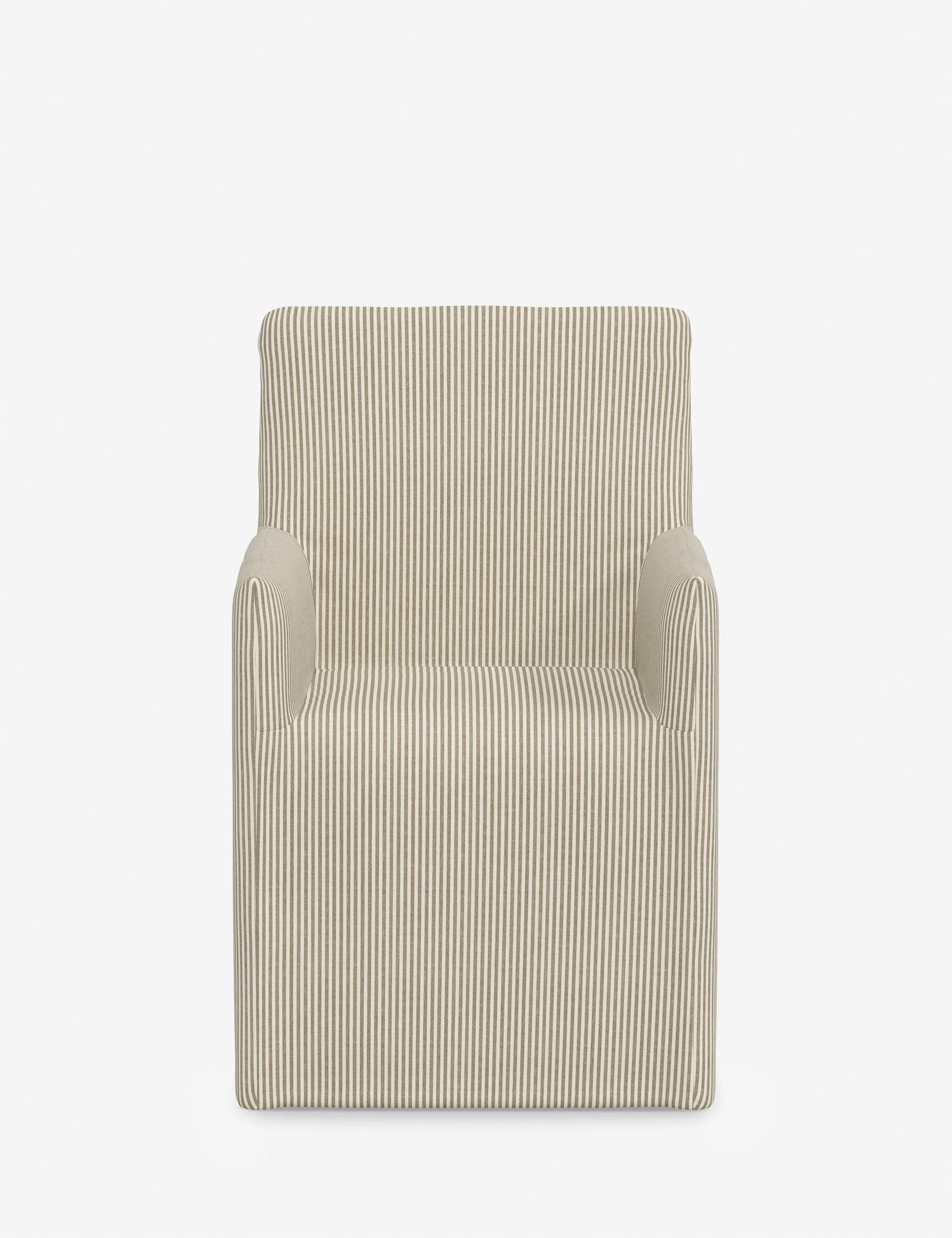 Haddan Slipcover Dining Arm Chair Lulu and Georgia