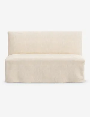 Haddan Slipcover Dining Bench Lulu and Georgia