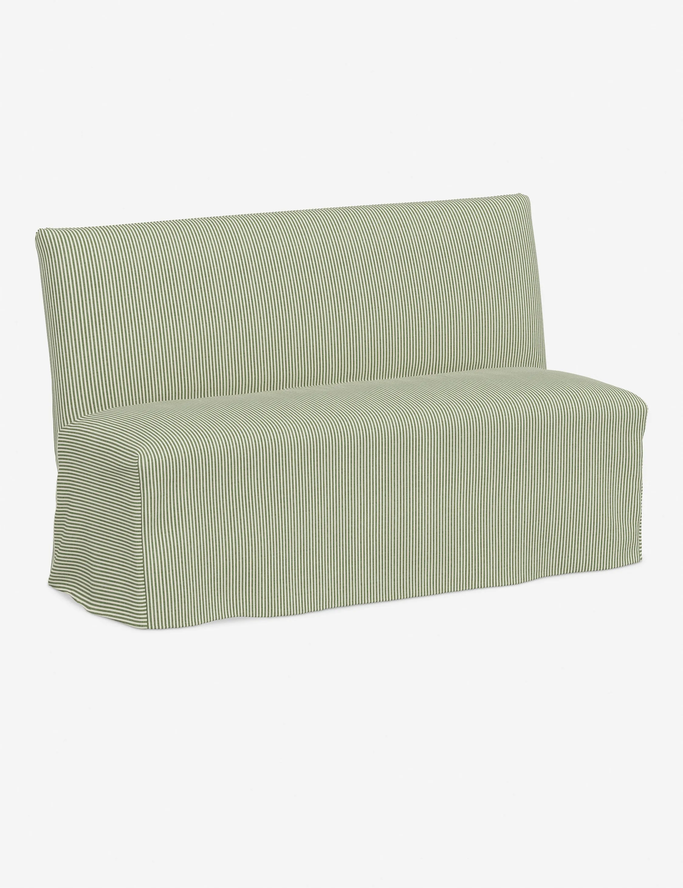 Haddan Slipcover Dining Bench Lulu and Georgia
