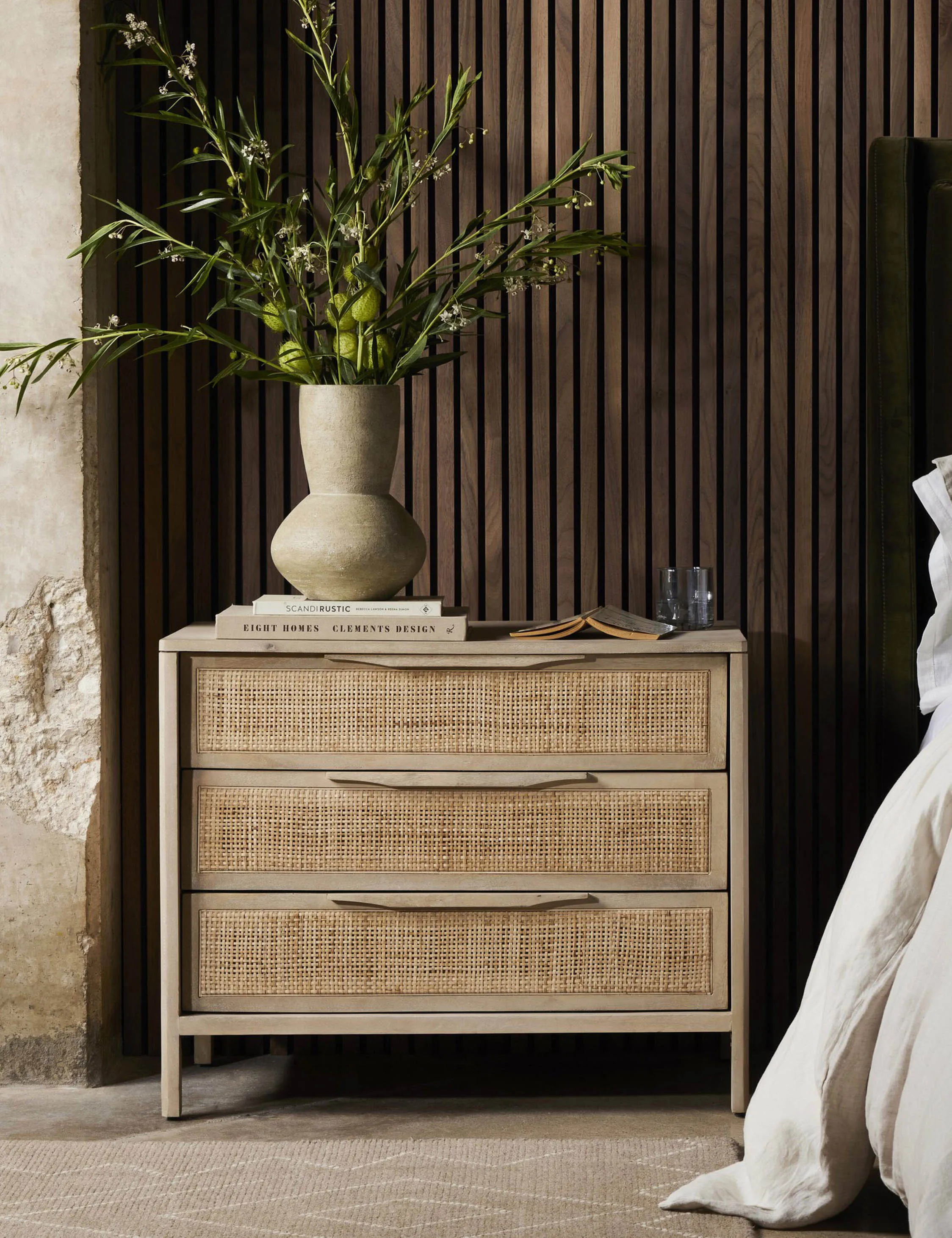 Hannah 3-Drawer Nightstand Lulu and Georgia