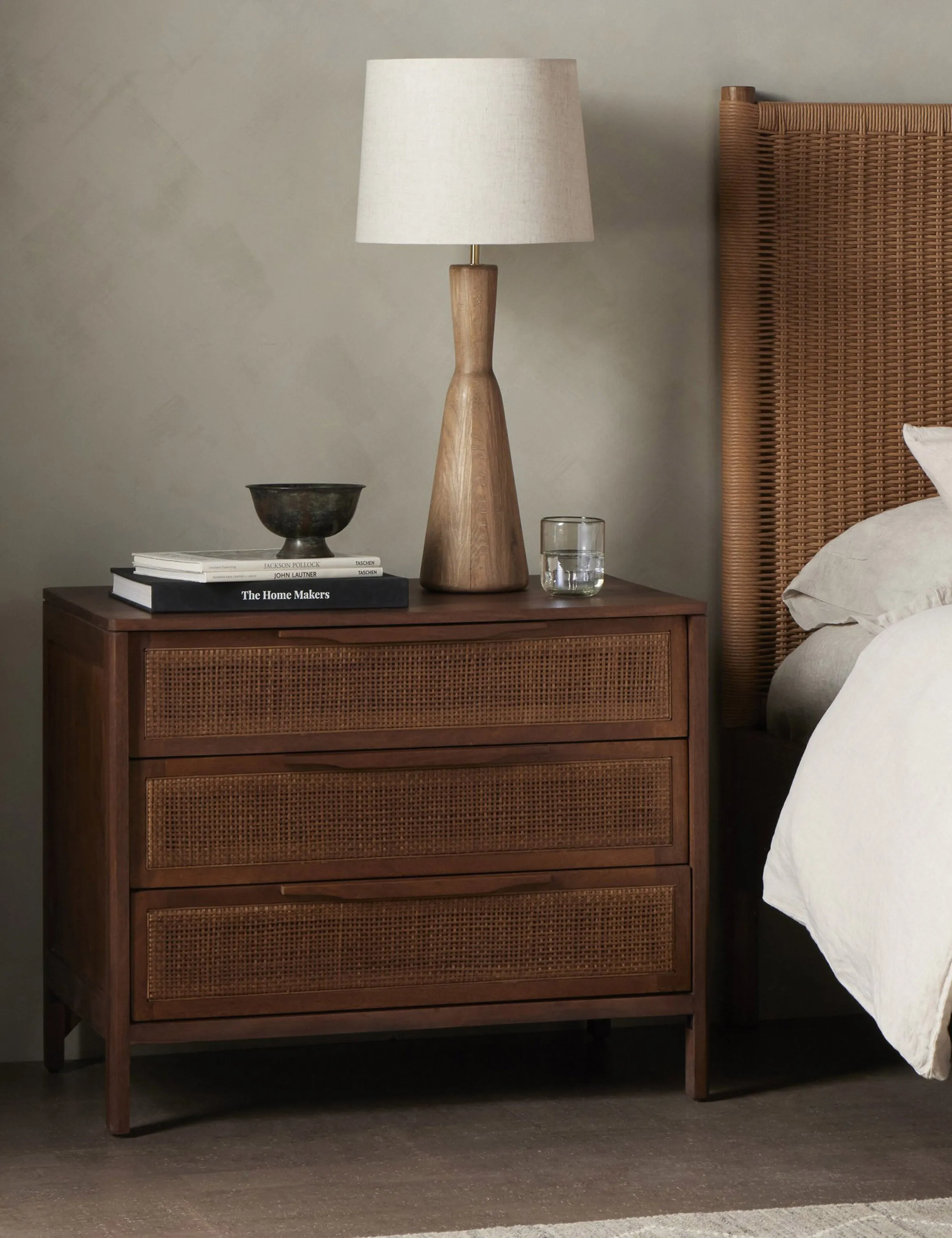 Hannah 3-Drawer Nightstand Lulu and Georgia