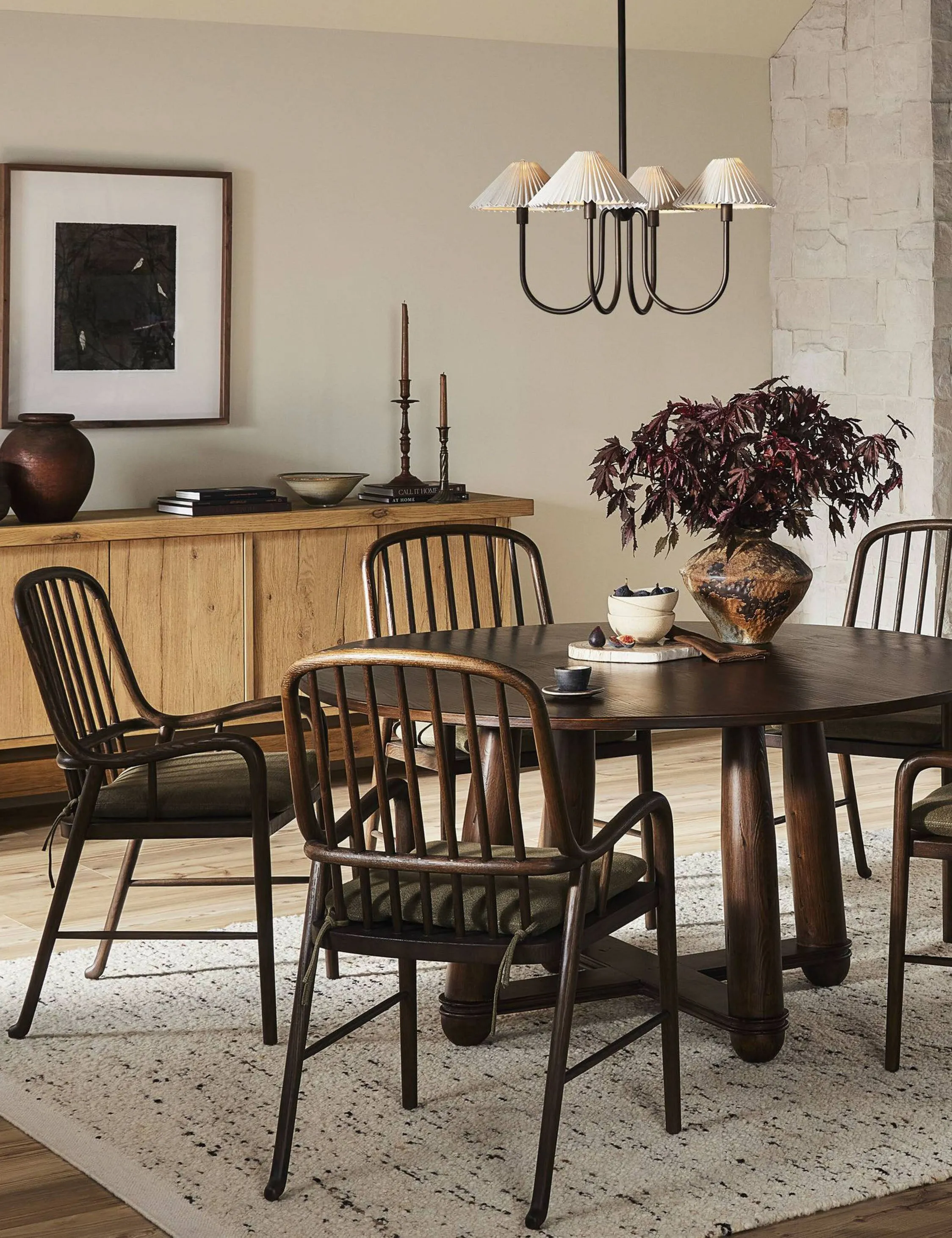Hemmings Round Dining Table by Amber Lewis x Four Hands Lulu and Georgia