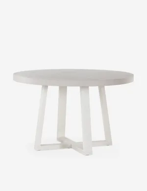 Hollis Indoor / Outdoor Round Dining Table Lulu and Georgia