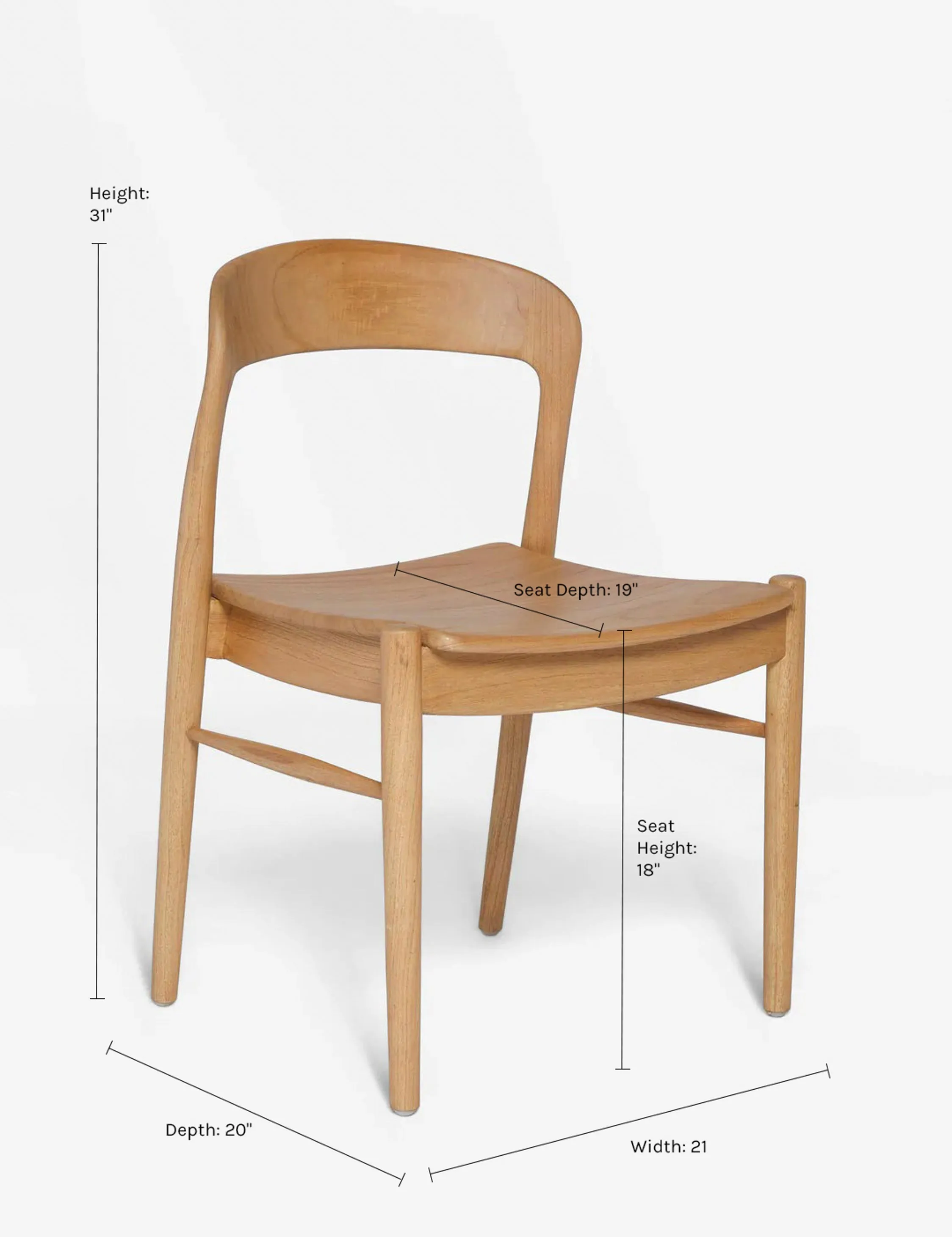 Ida Dining Chair (Set of 2) Lulu and Georgia
