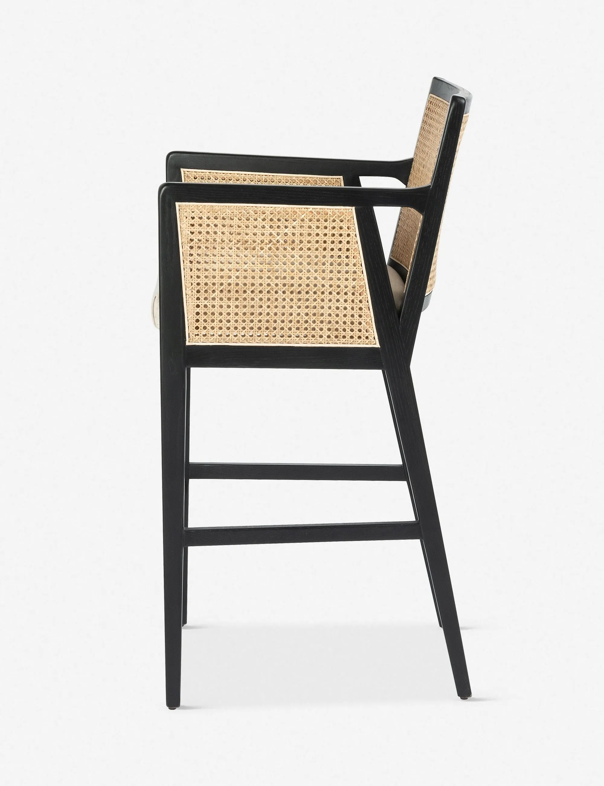 Jeni Bar and Counter Arm Stool Lulu and Georgia