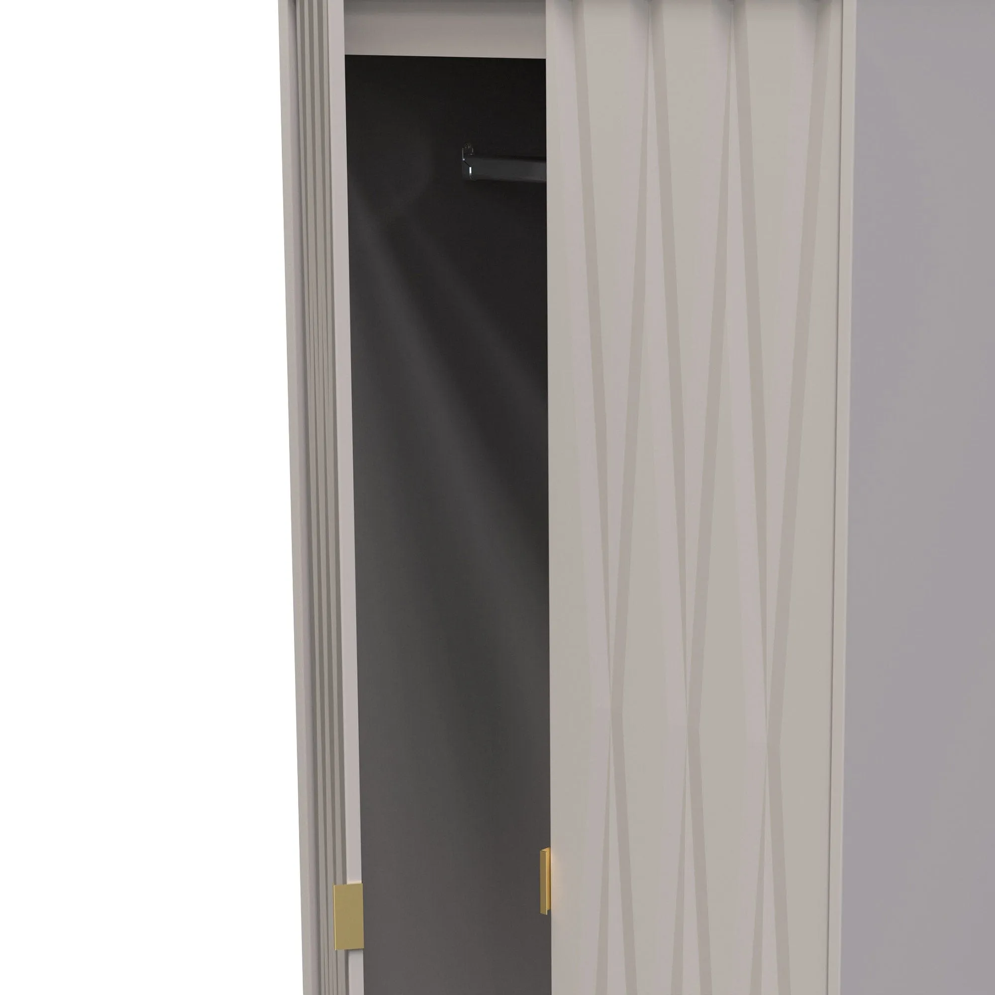 Jewel - 2 Door 2 Drawer Combi Wardrobe