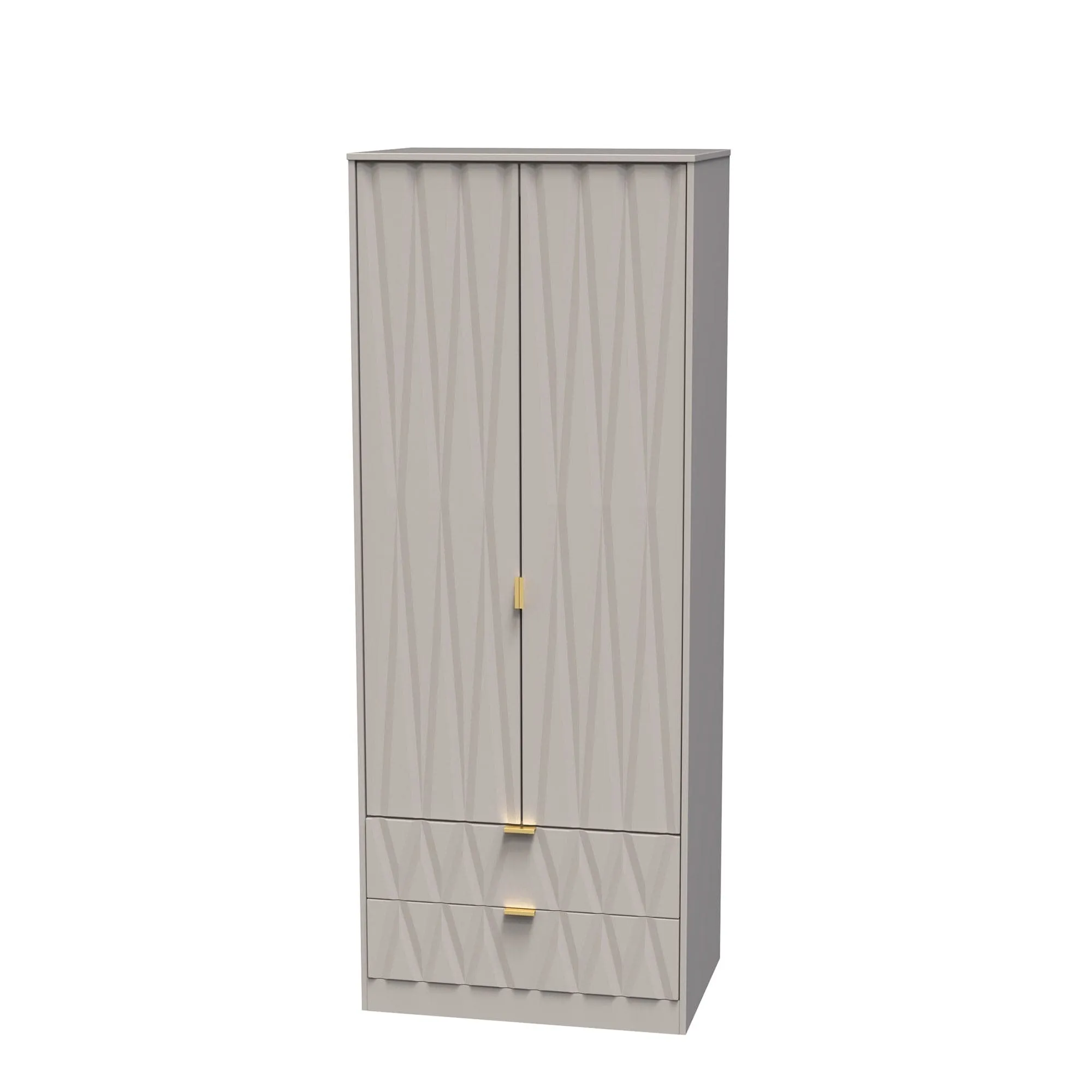 Jewel - 2 Door 2 Drawer Combi Wardrobe