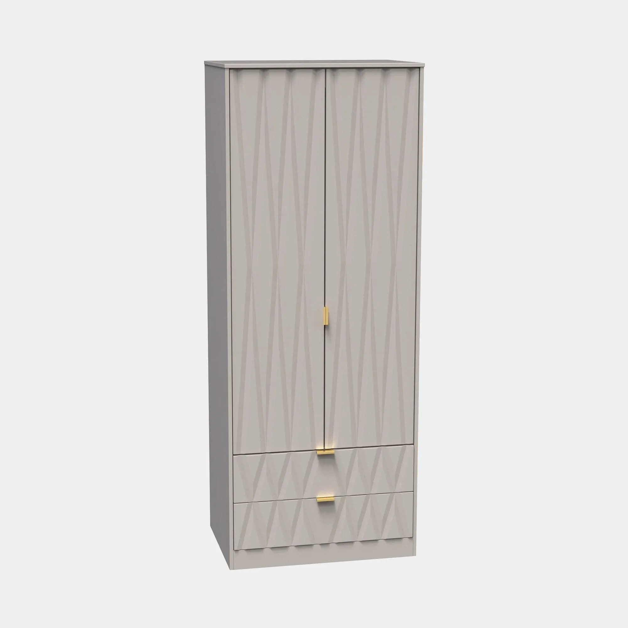 Jewel - 2 Door 2 Drawer Combi Wardrobe