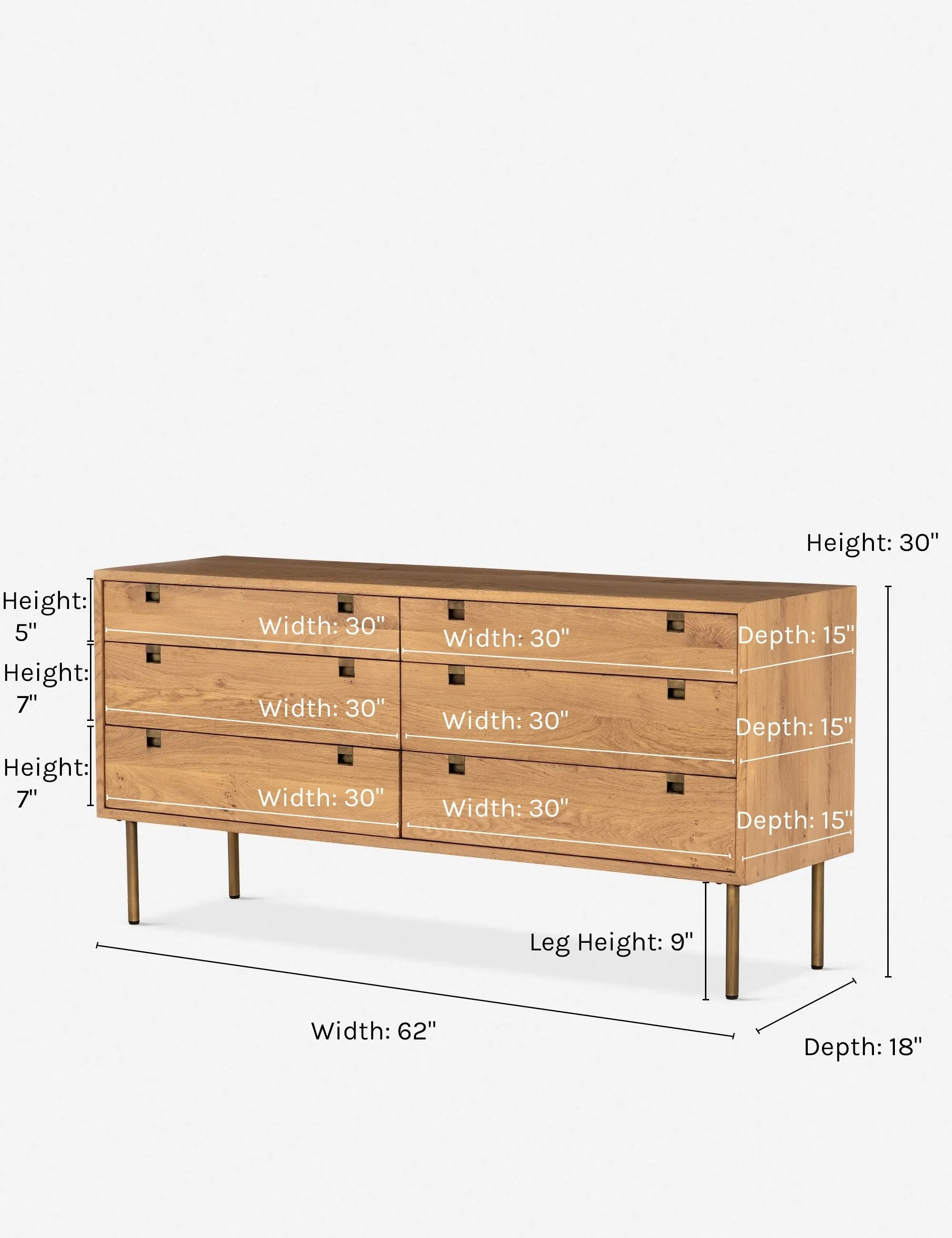Karma 6-Drawer Dresser Lulu and Georgia
