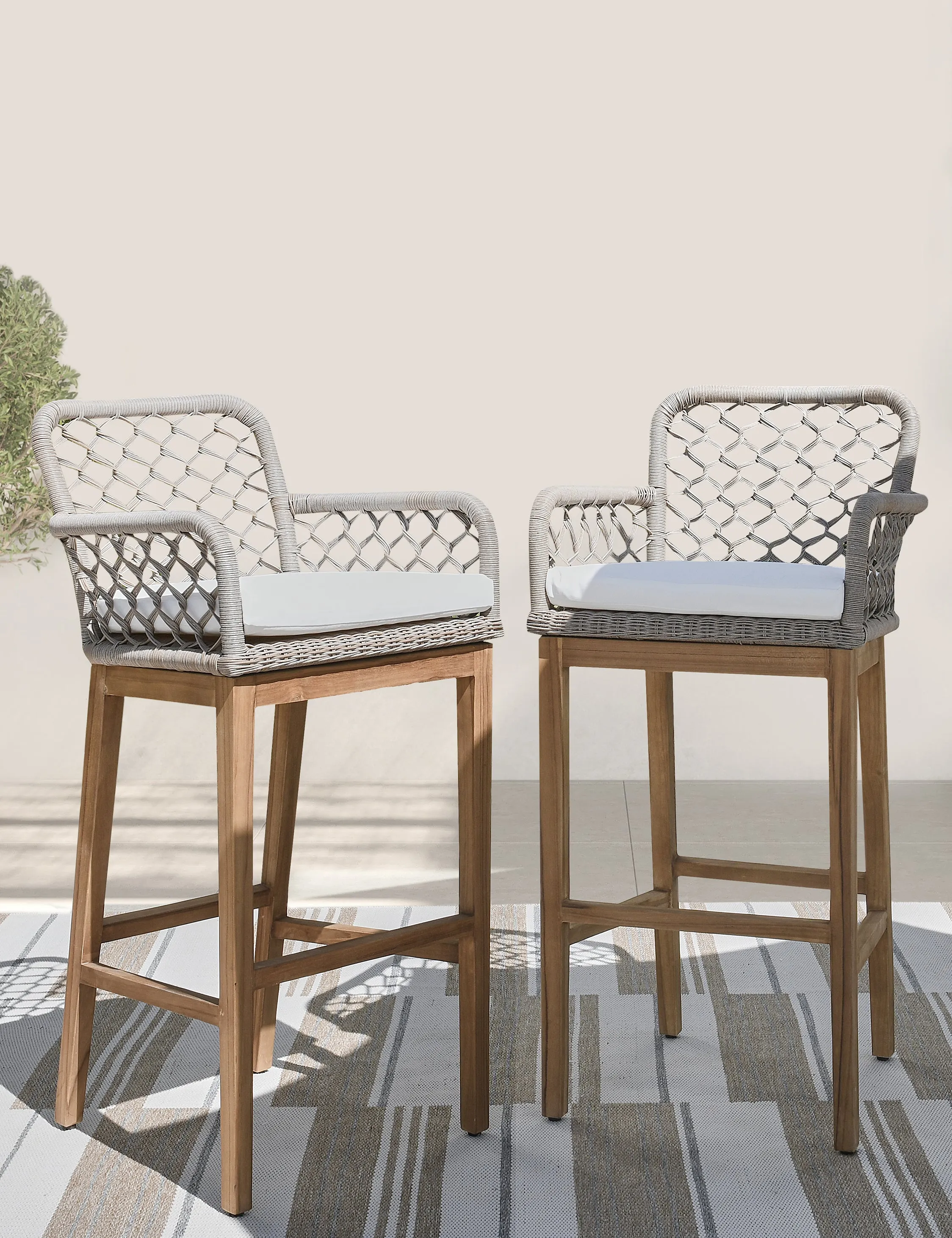 Katina Indoor / Outdoor Bar Stool Lulu and Georgia