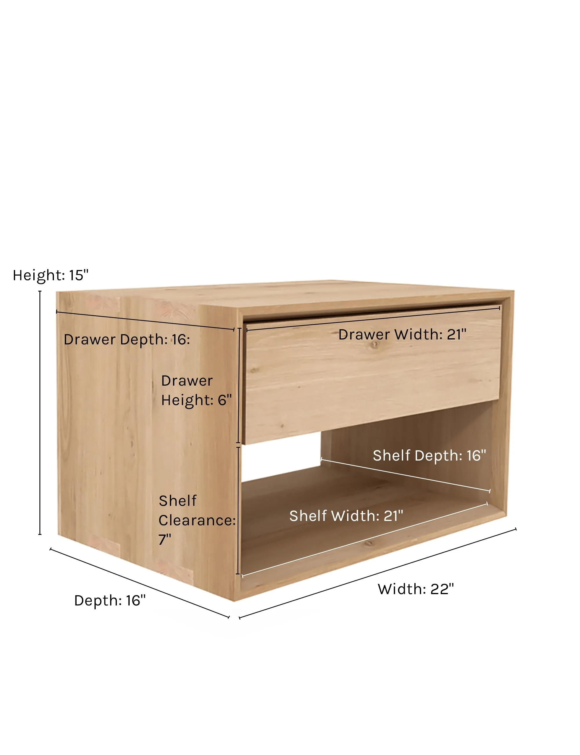 Lark Low Nightstand Lulu and Georgia