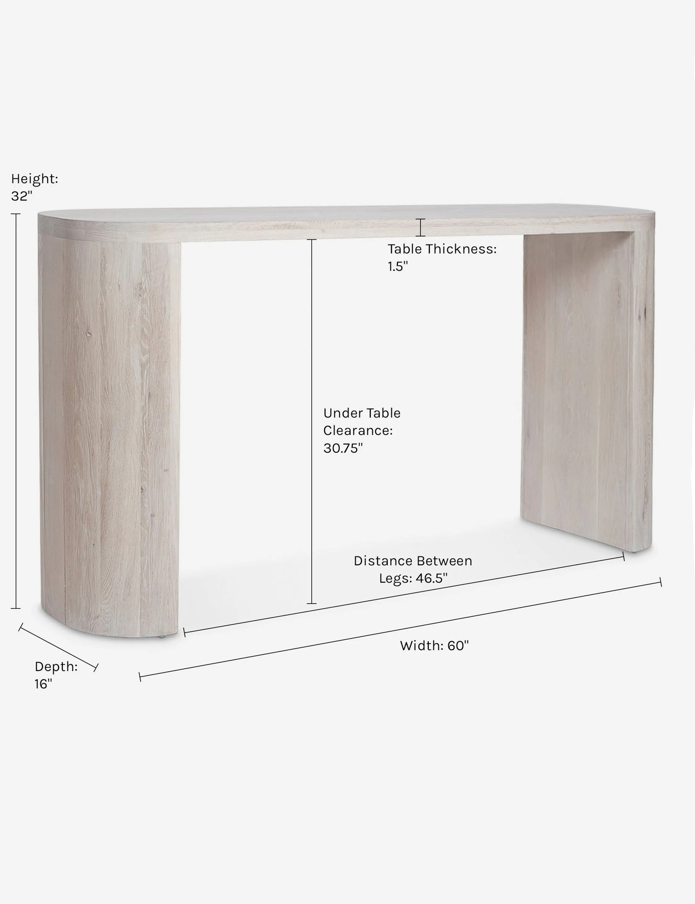 Luna Console Table Lulu and Georgia