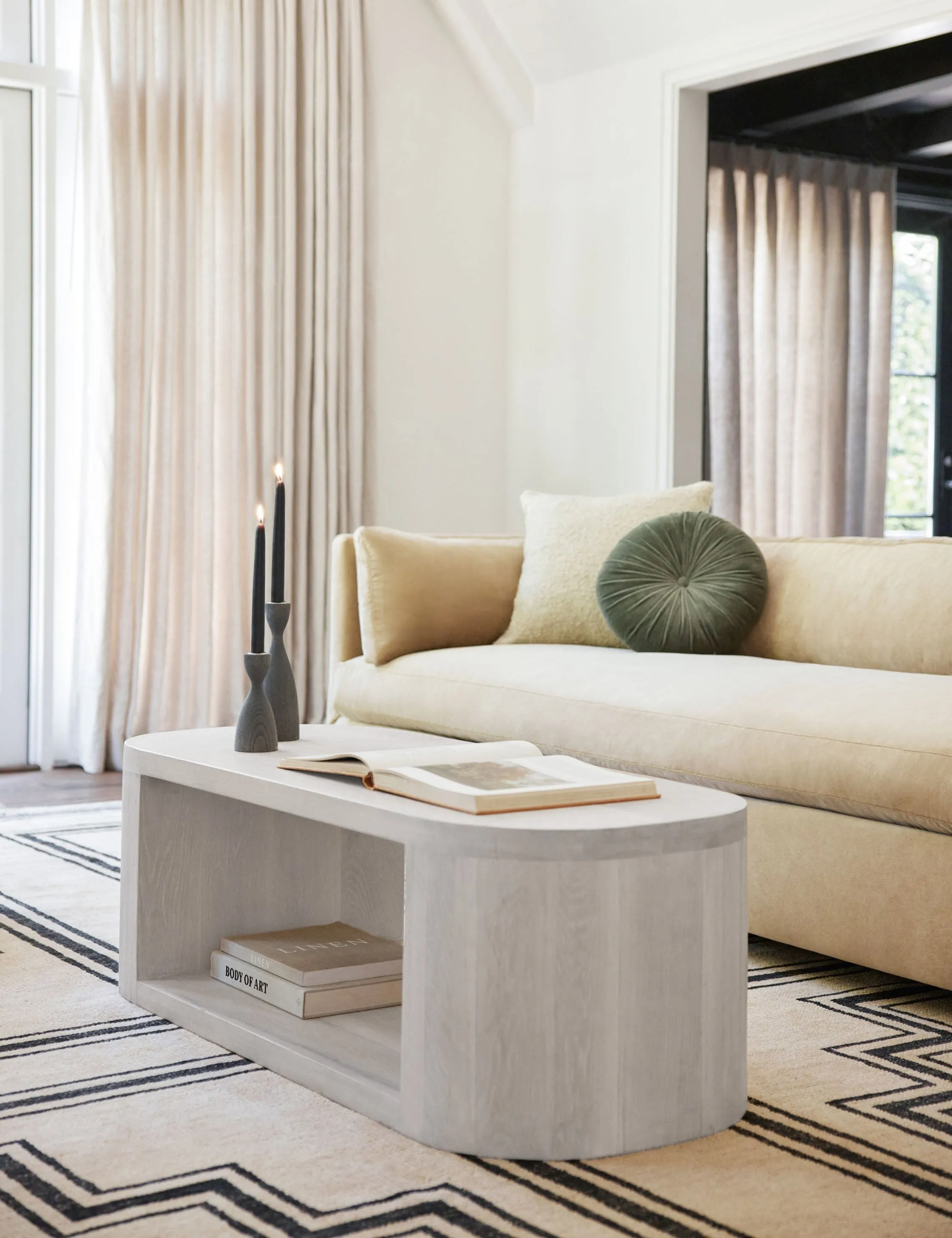 Luna Oval Coffee Table Lulu and Georgia