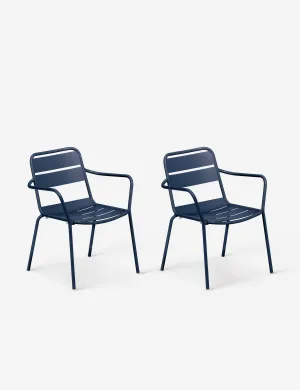 Lupine Indoor / Outdoor Dining Arm Chair (Set of 2) Lulu and Georgia