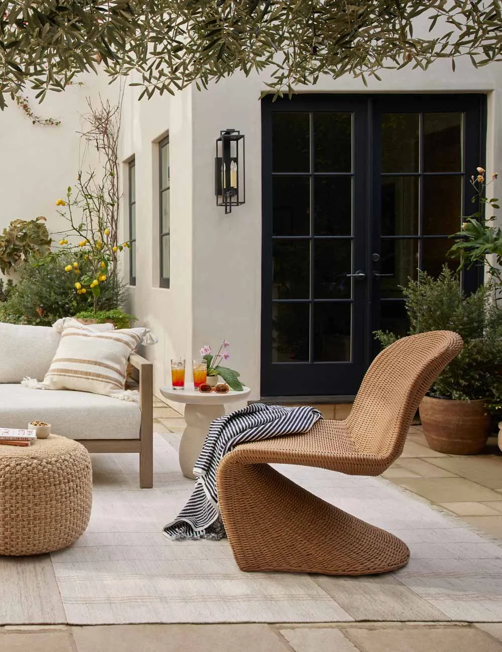 Manila Indoor / Outdoor Accent Chair Lulu and Georgia