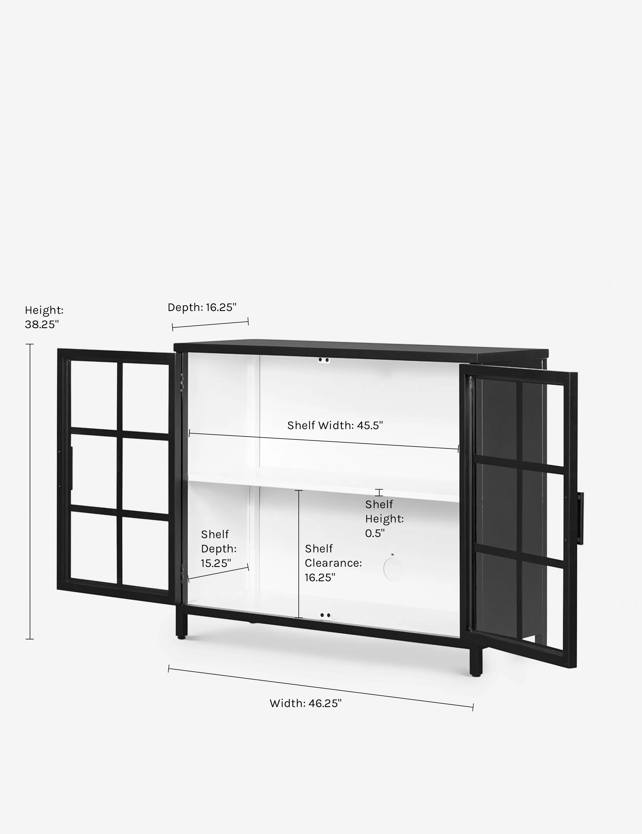 Marjorie Small Curio Cabinet Lulu and Georgia