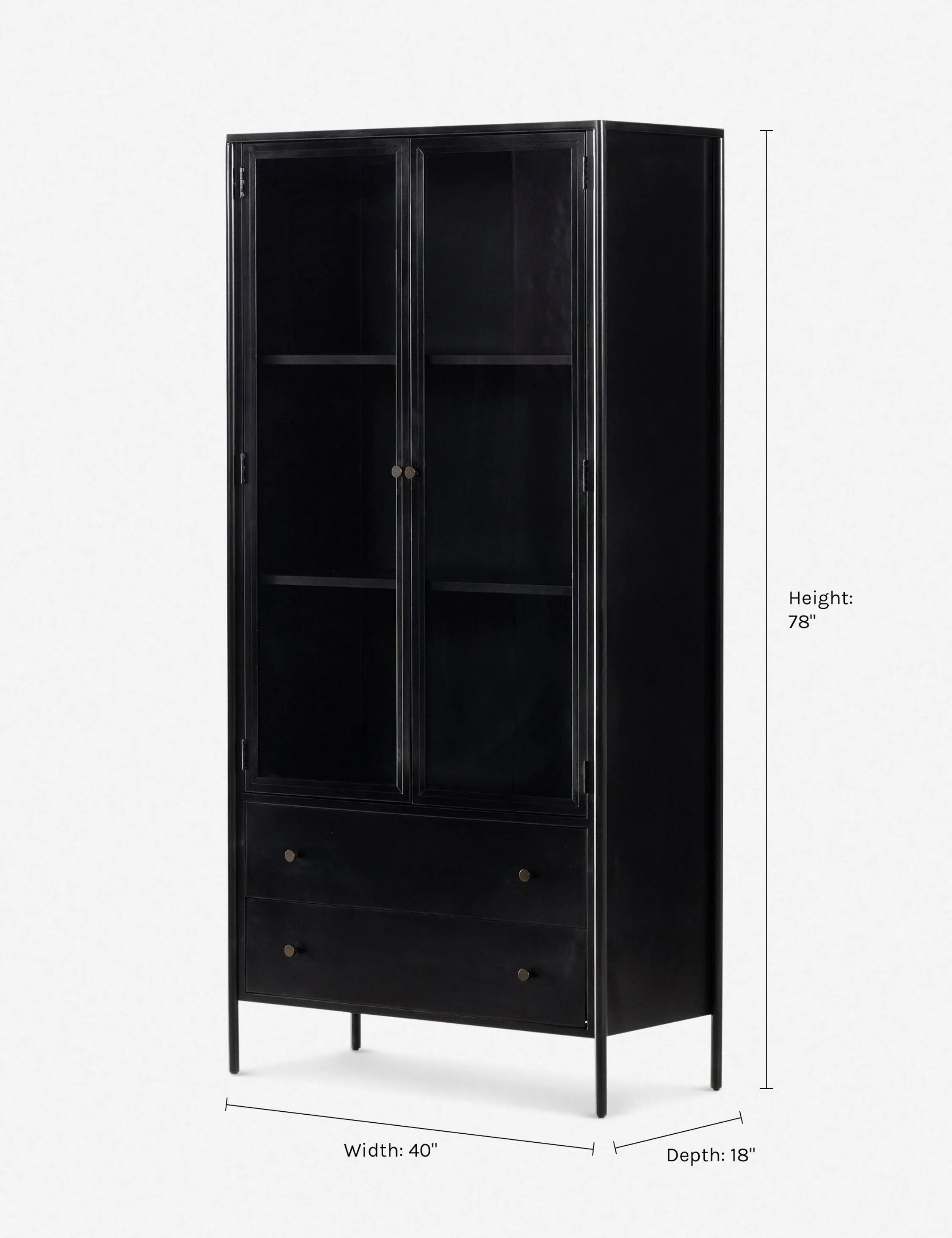 Mathus Curio Cabinet Lulu and Georgia