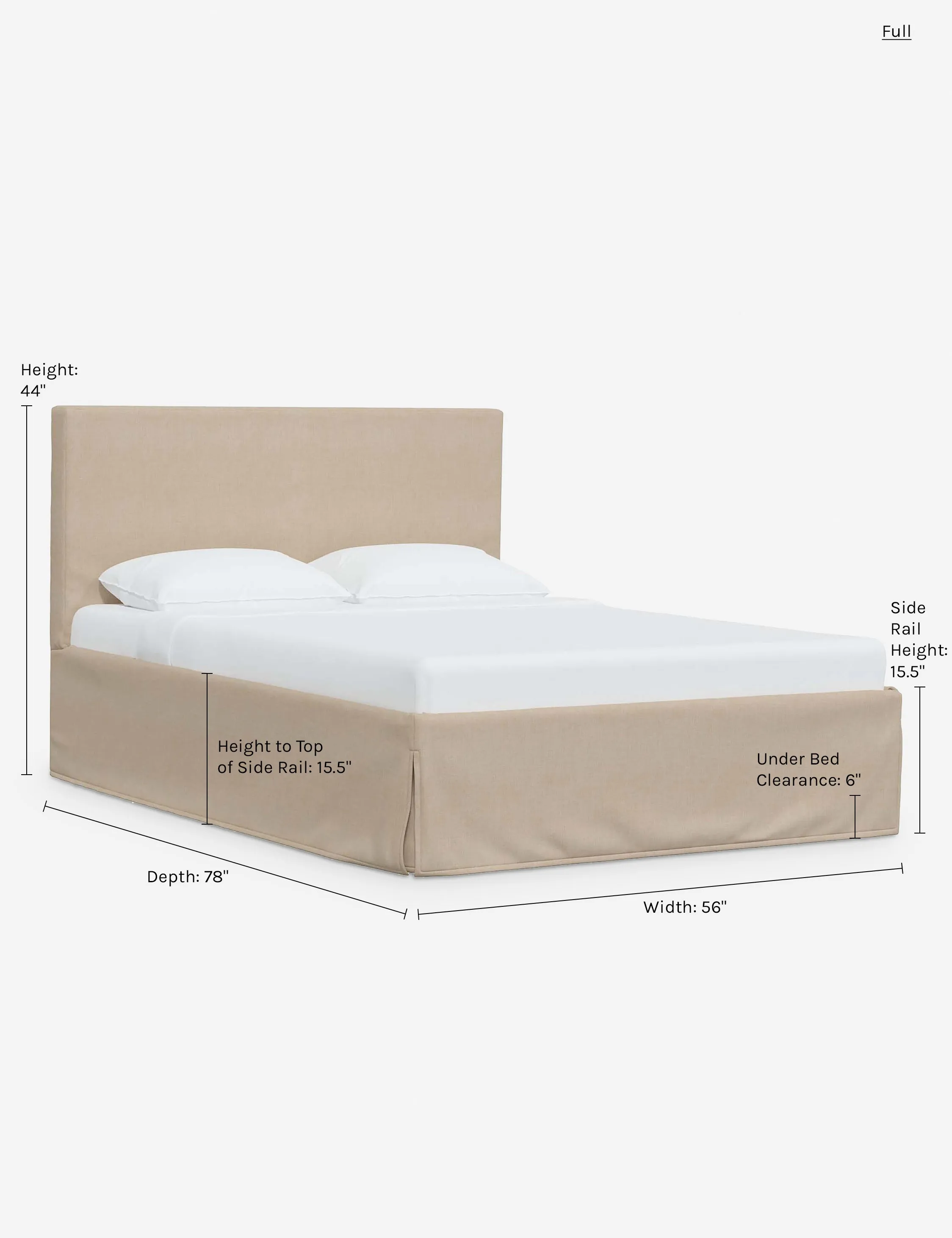 Maura Slipcover Bed Lulu and Georgia