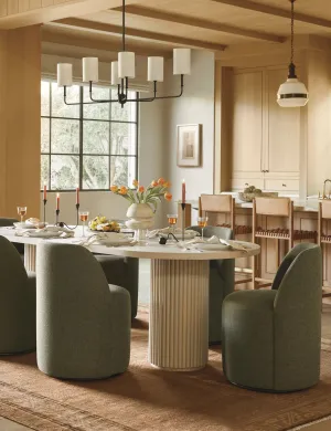 Mckay Swivel Dining Chair Lulu and Georgia