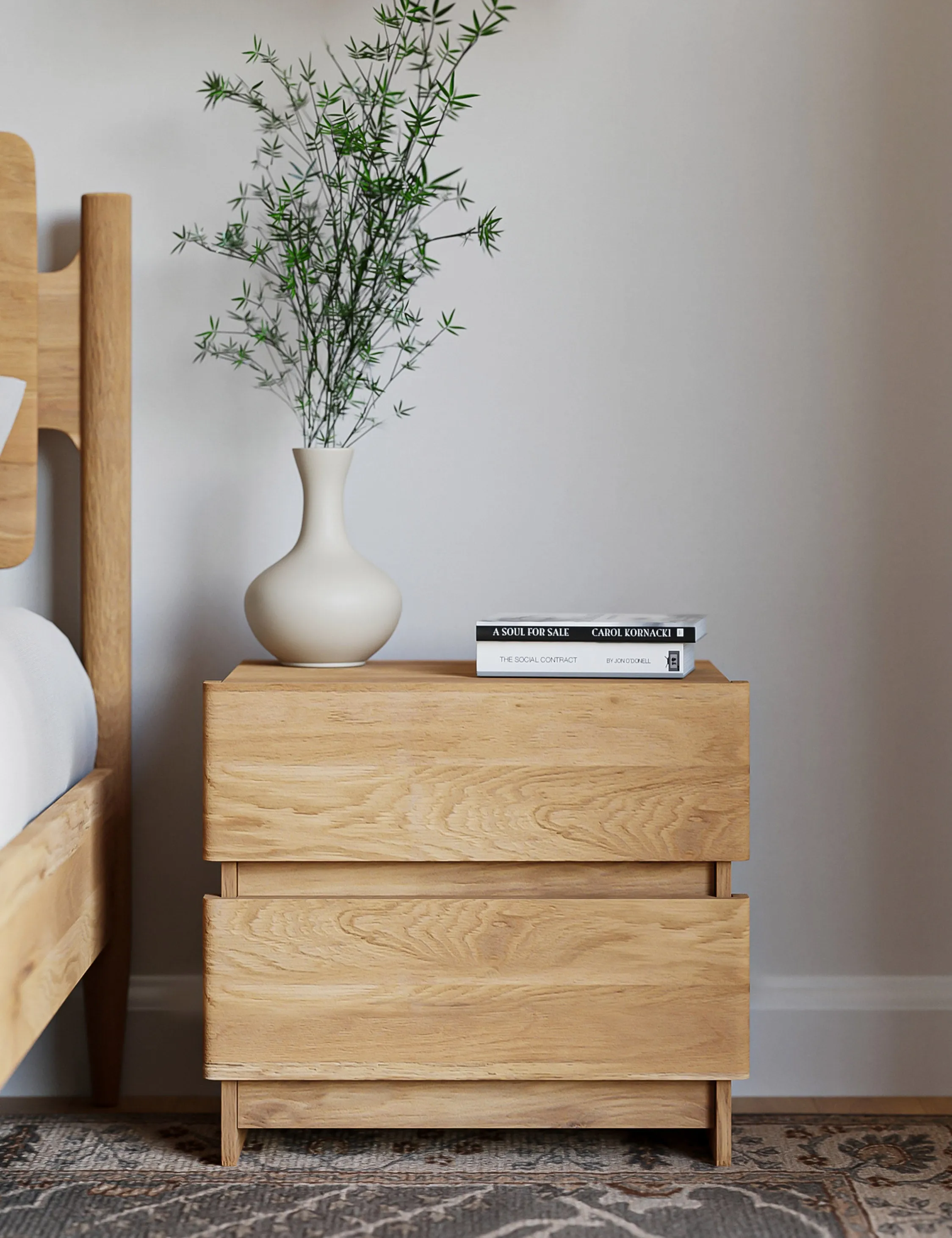 Mikiya Nightstand Lulu and Georgia