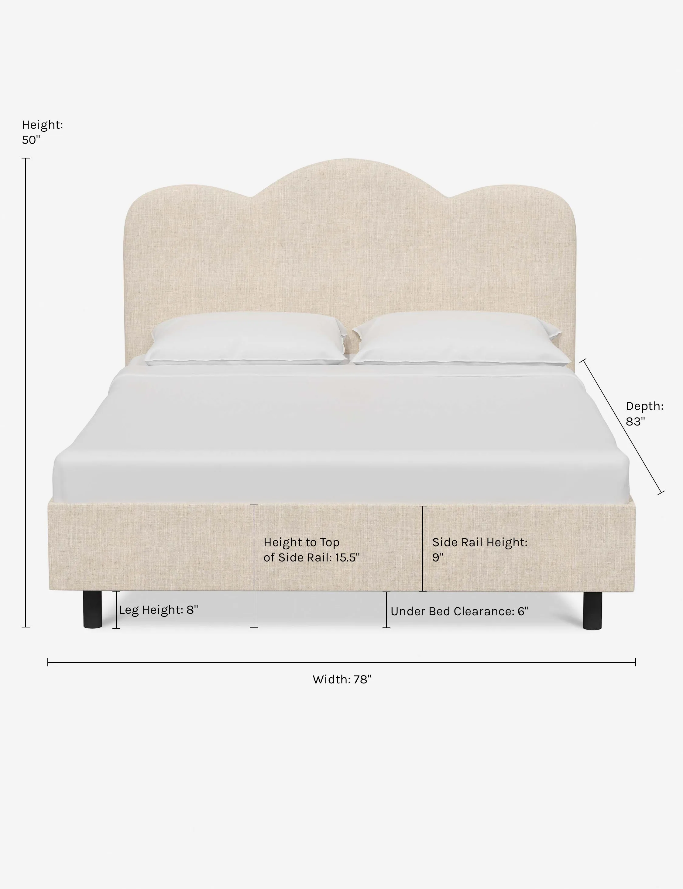 Mino Platform Bed Lulu and Georgia