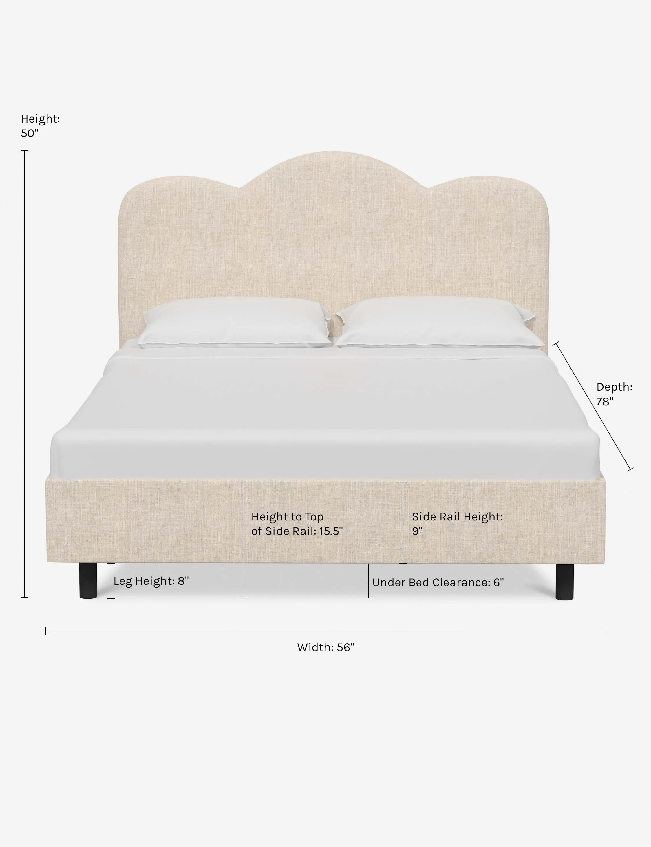 Mino Platform Bed Lulu and Georgia