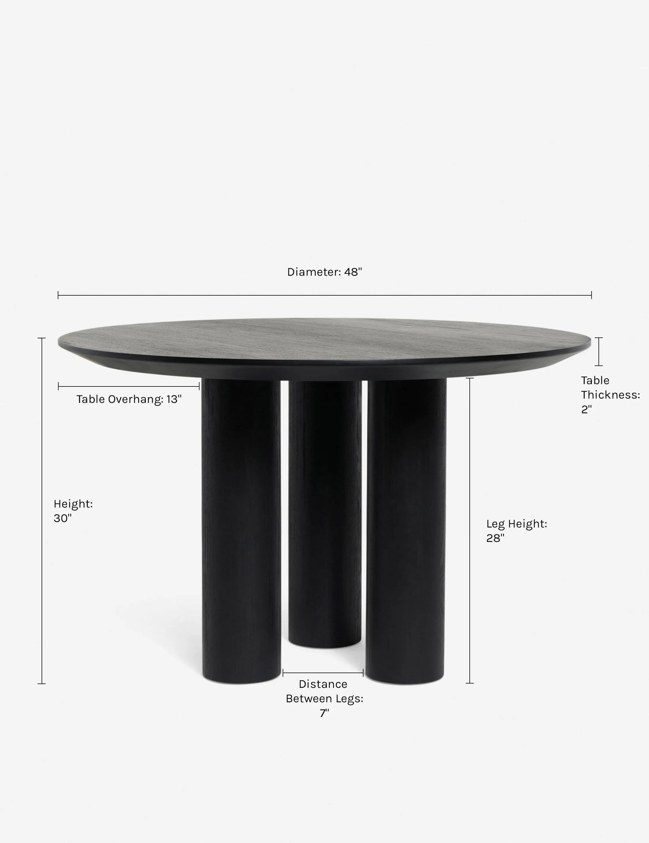 Mojave Round Dining Table Lulu and Georgia