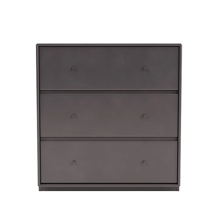 Montana Carry Dresser With 3 Cm Plinth, Coffee Brown