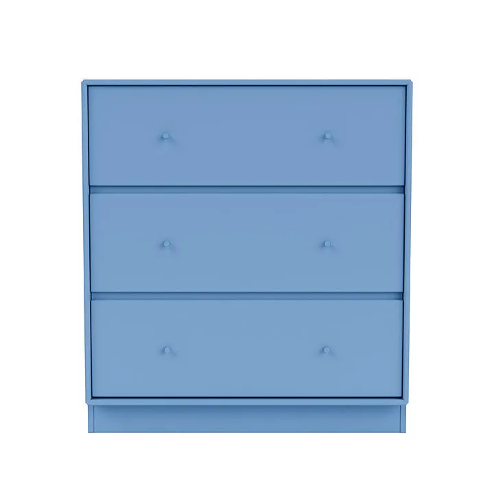 Montana Carry Dresser With 7 Cm Plinth, Azure Blue