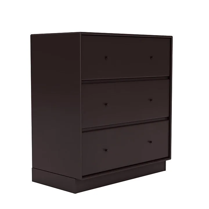 Montana Carry Dresser With 7 Cm Plinth, Balsamic Brown