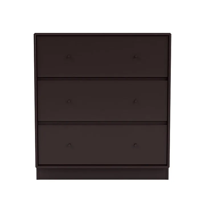 Montana Carry Dresser With 7 Cm Plinth, Balsamic Brown