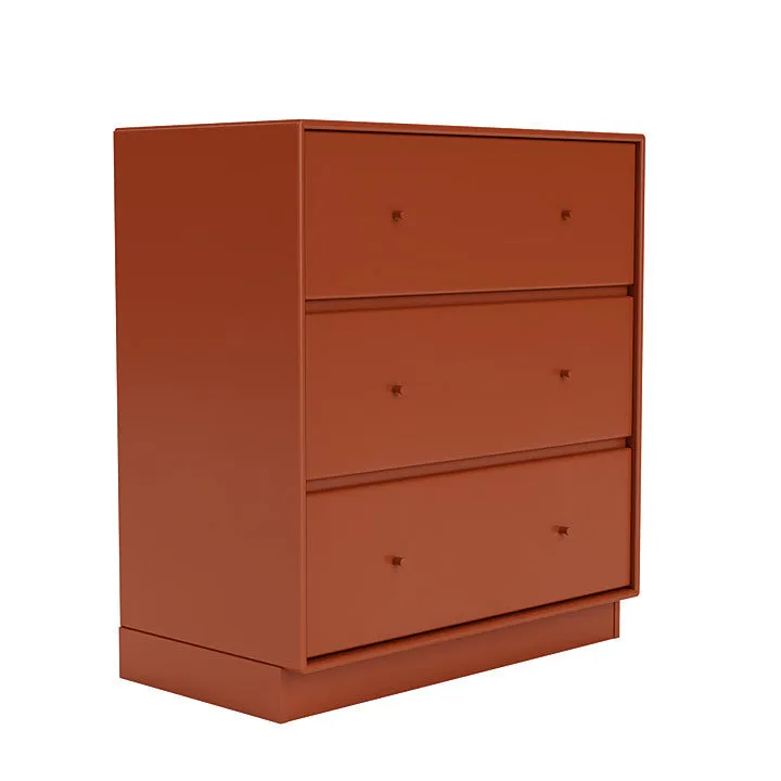 Montana Carry Dresser With 7 Cm Plinth, Hokkaido Brown