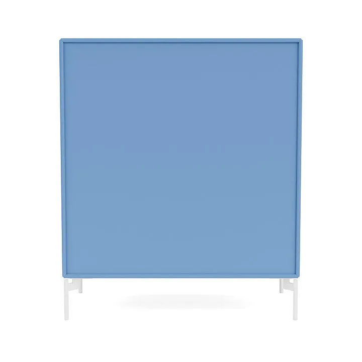 Montana Carry Dresser With Legs, Azure Blue/Snow White