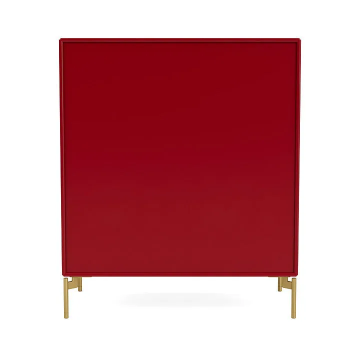 Montana Carry Dresser With Legs, Beetroot/Brass